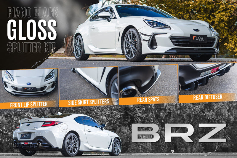 Full Lip Splitter Set (GLOSS BLACK) for Subaru BRZ ZD8