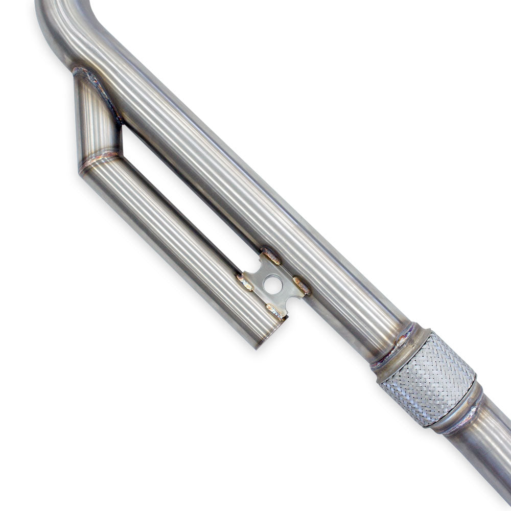 R400 Cat Back Exhaust w/Ti Straight Cut Tips - Subaru WRX VB 22+