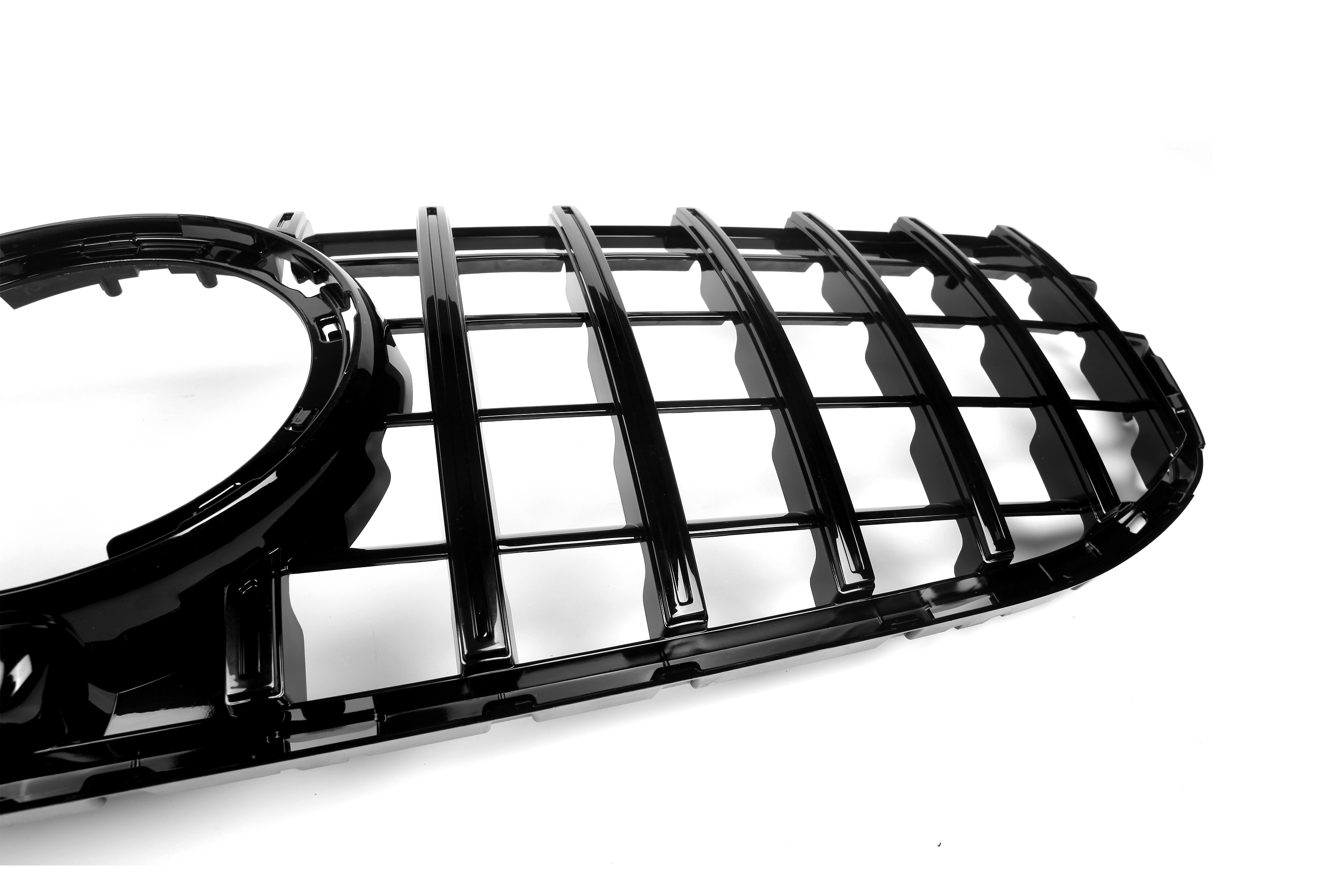 AMG Panamericana Style Grille for Mercedes-Benz GLC Class X253/C253 (Without Camera) - Black 2019-2022