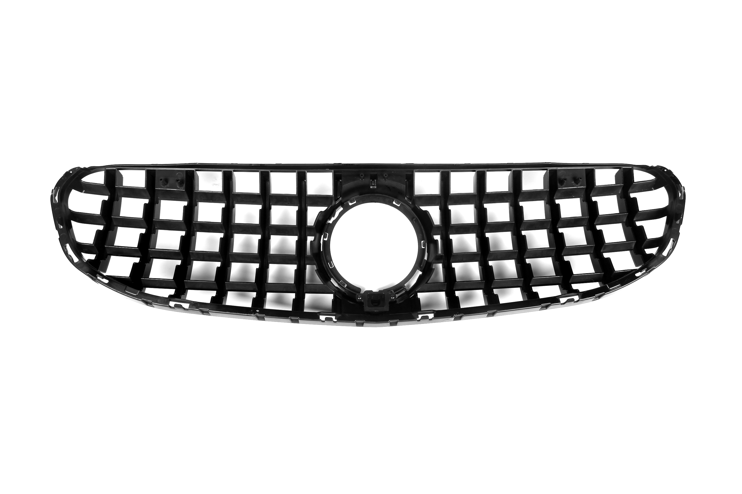 AMG Panamericana Style Grille for Mercedes-Benz GLC Class X253/C253 (Without Camera) - Black 2019-2022