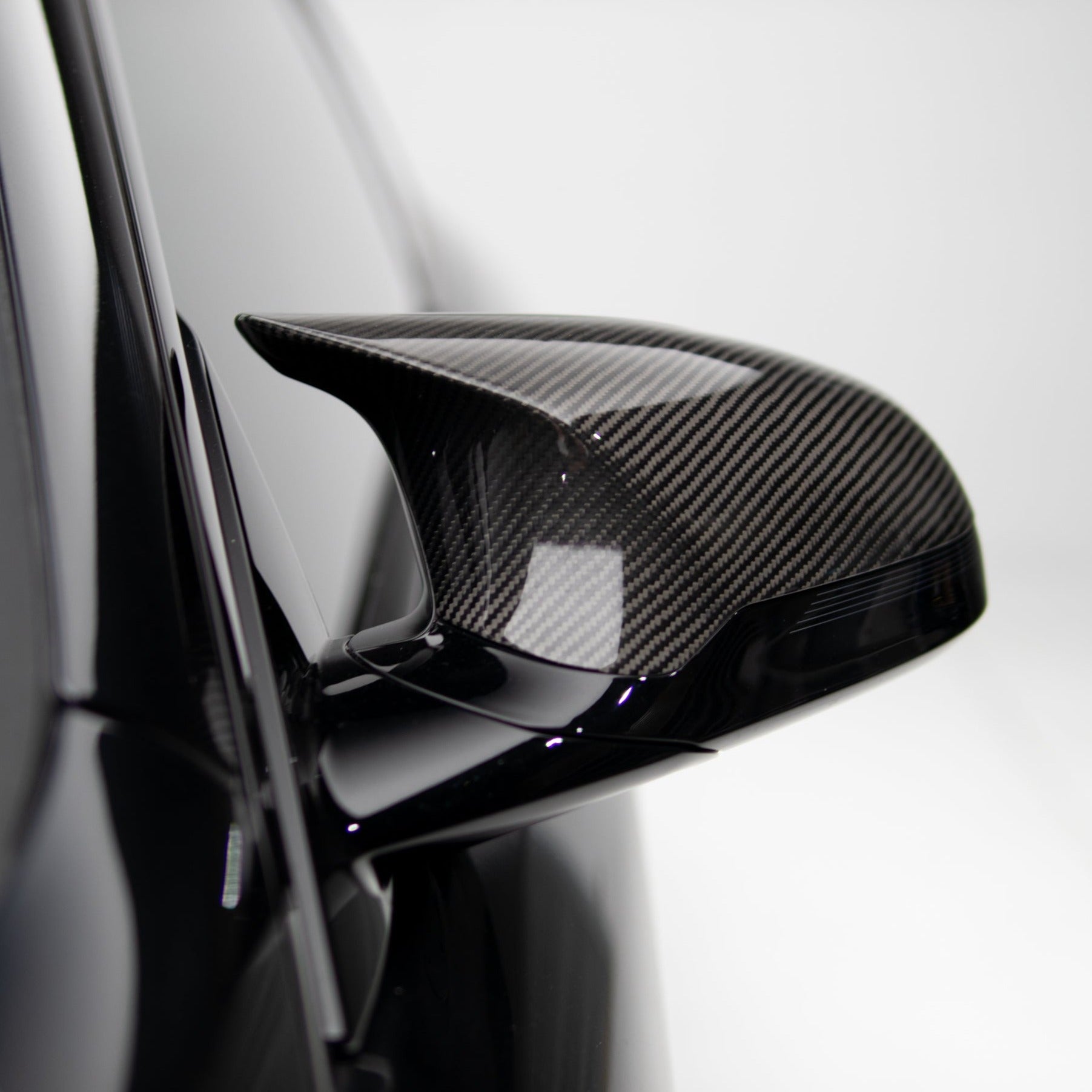 M-Performance Style Pre Pregged Dry Carbon Fiber  Mirrors Caps for BMW M2 Comp F87 / M3 F80 / M4 F82 F83