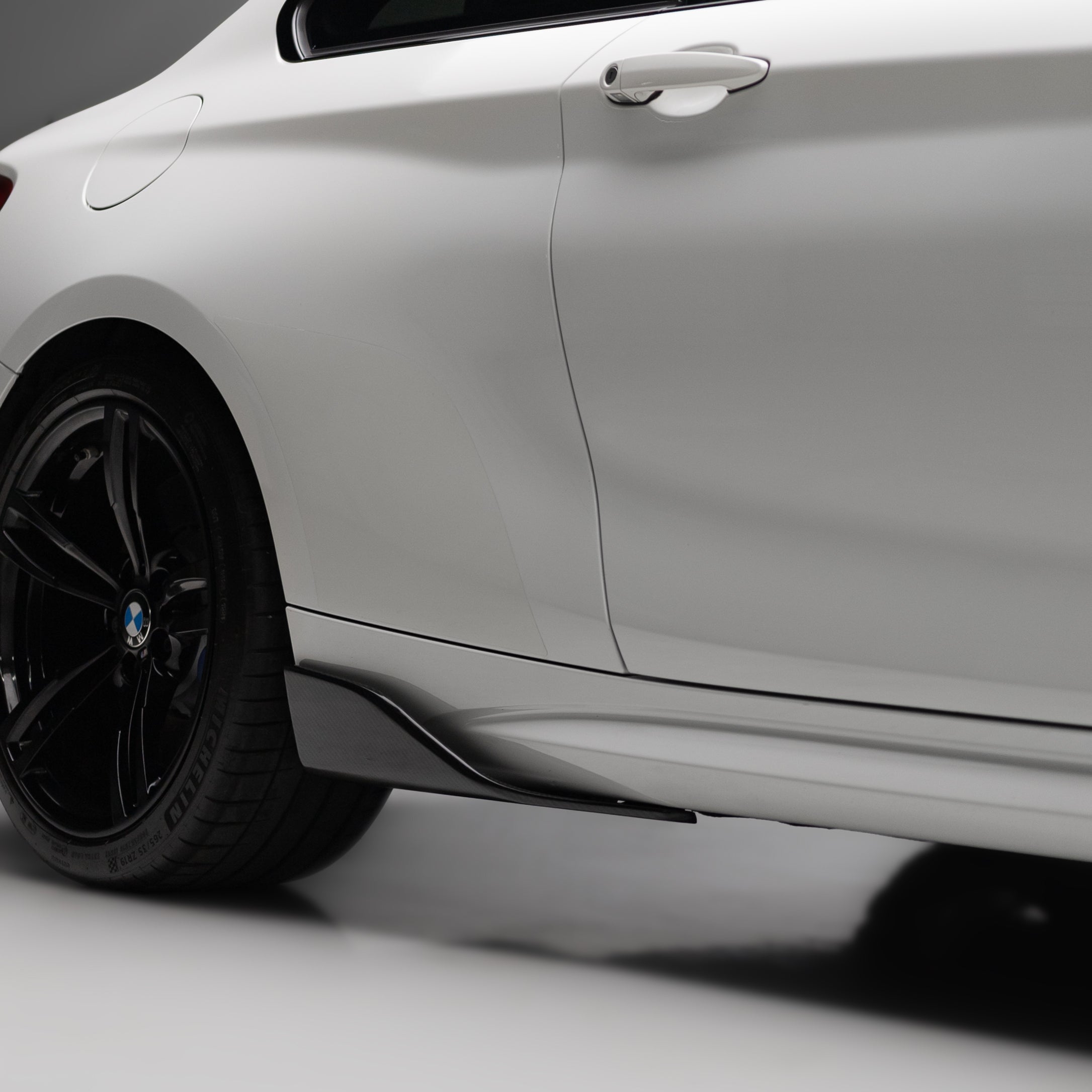 M Performance Style Side Skirt / Winglet Pre-Pregged Dry Carbon Fiber for BMW M2 F87 16-21