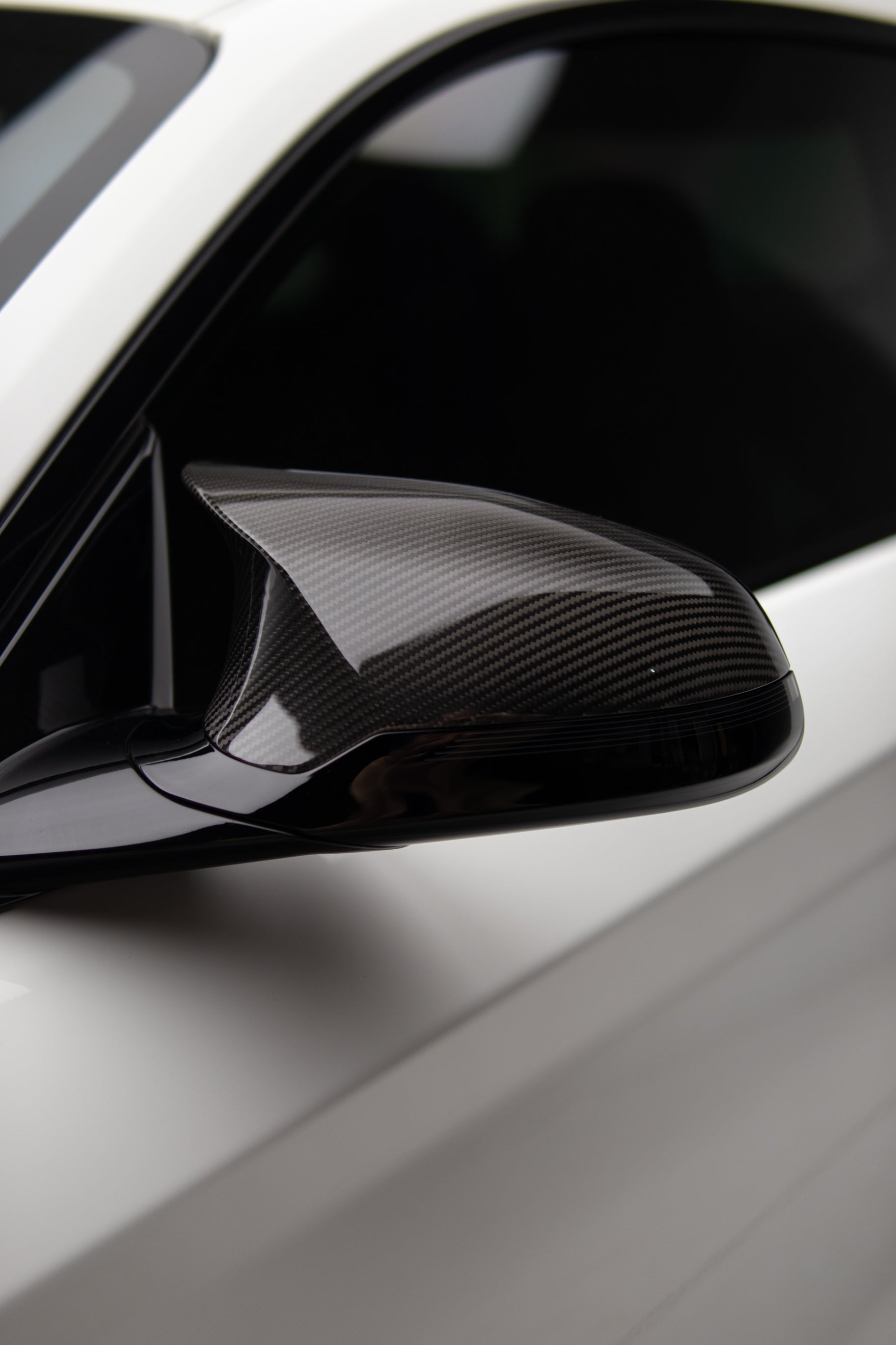 M-Performance Style Pre Pregged Dry Carbon Fiber  Mirrors Caps for BMW M2 Comp F87 / M3 F80 / M4 F82 F83