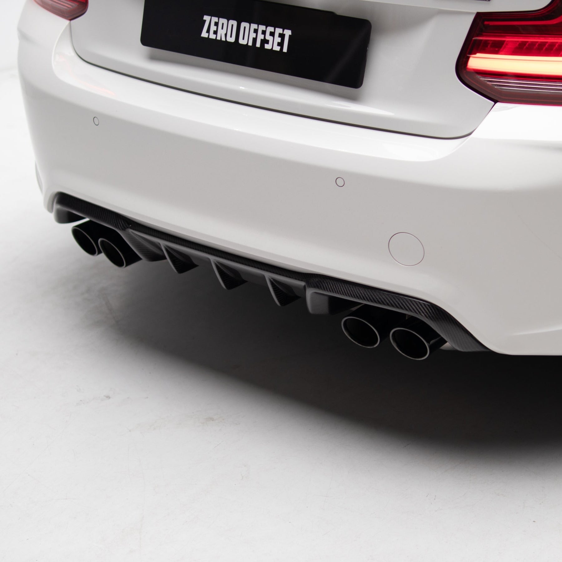 M Performance Style Carbon Fiber Rear Diffuser Pre-Pregged Dry Carbon Fiber for BMW M2 F87 2016-2021