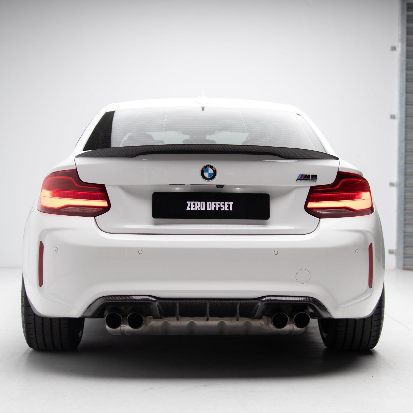 M Performance Style Carbon Fiber Rear Diffuser Pre-Pregged Dry Carbon Fiber for BMW M2 F87 2016-2021