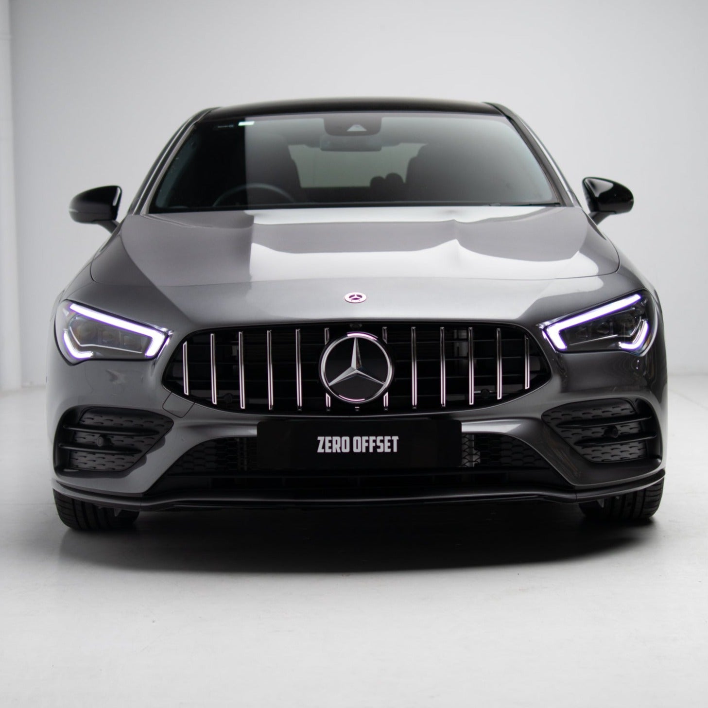 AMG Panamericana Style Grille for Mercedes-Benz CLA C118 - Silver 2019-2023