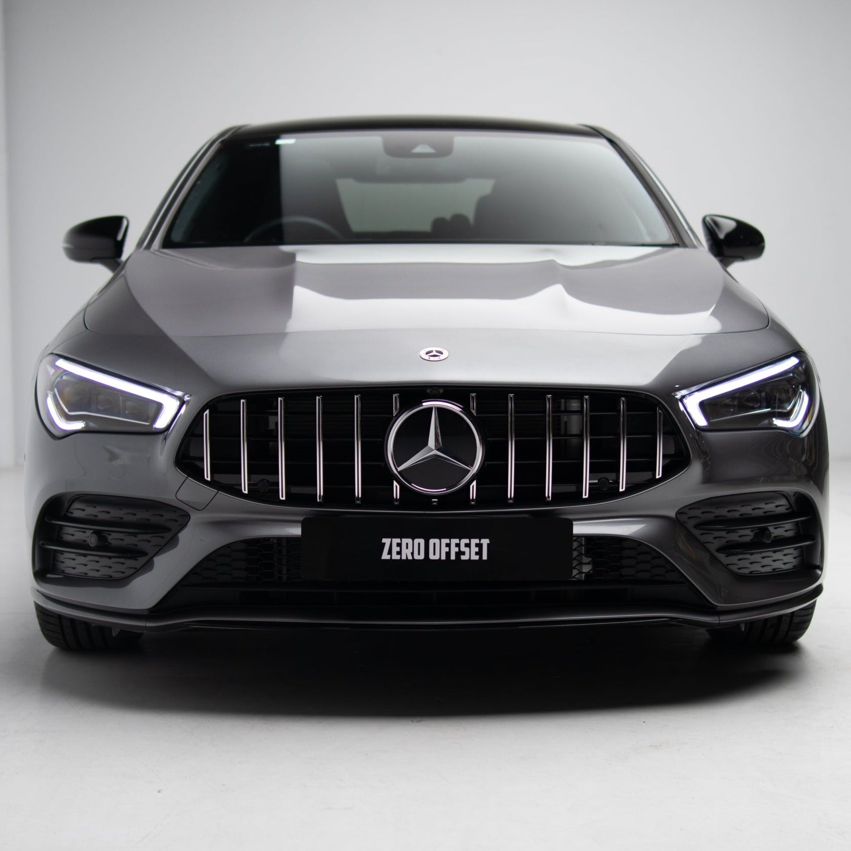 AMG Panamericana Style Grille for Mercedes CLA C118 - Silver 2019-2023