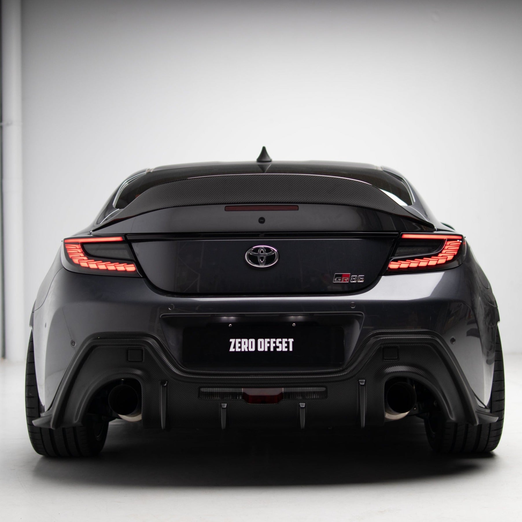 TRD 'High Kick' Style Spoiler for Subaru BRZ (ZD8) / Toyota GR86 (ZN8) Carbon Fibre 2022+