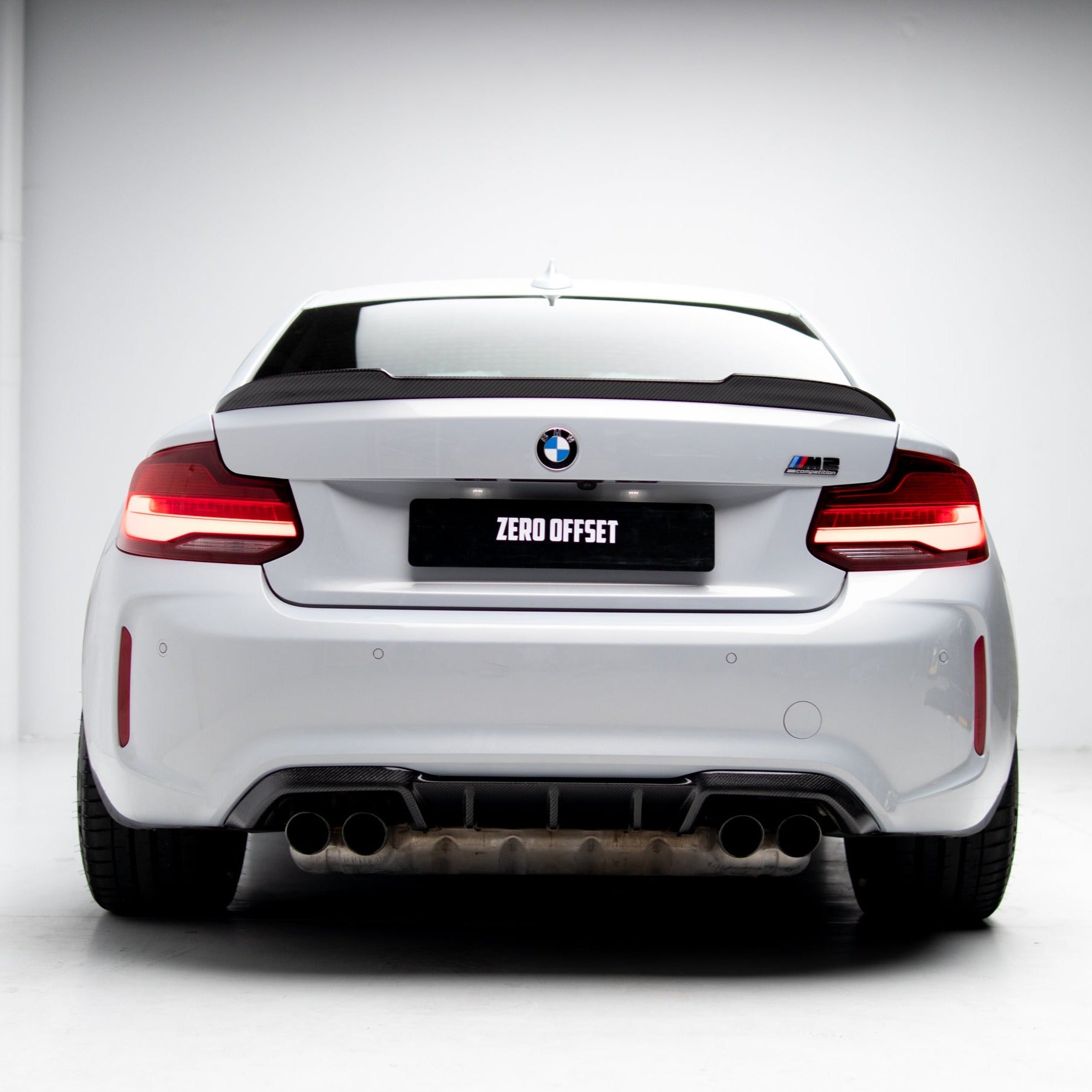 M Performance Style Carbon Fiber Rear Diffuser Pre-Pregged Dry Carbon Fiber for BMW M2 F87 2016-2021