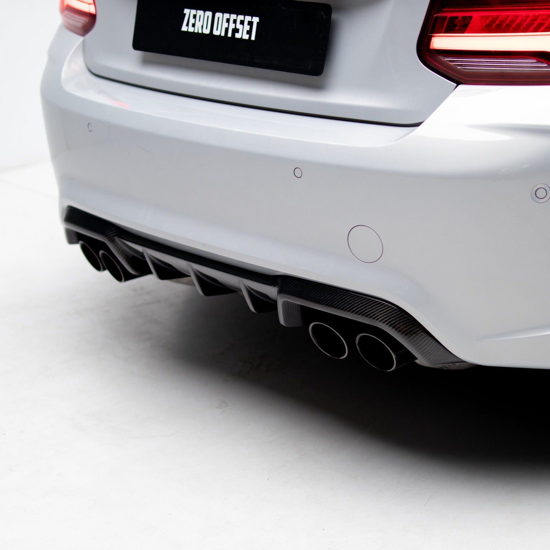 M Performance Style Carbon Fiber Rear Diffuser Pre-Pregged Dry Carbon Fiber for BMW M2 F87 2016-2021