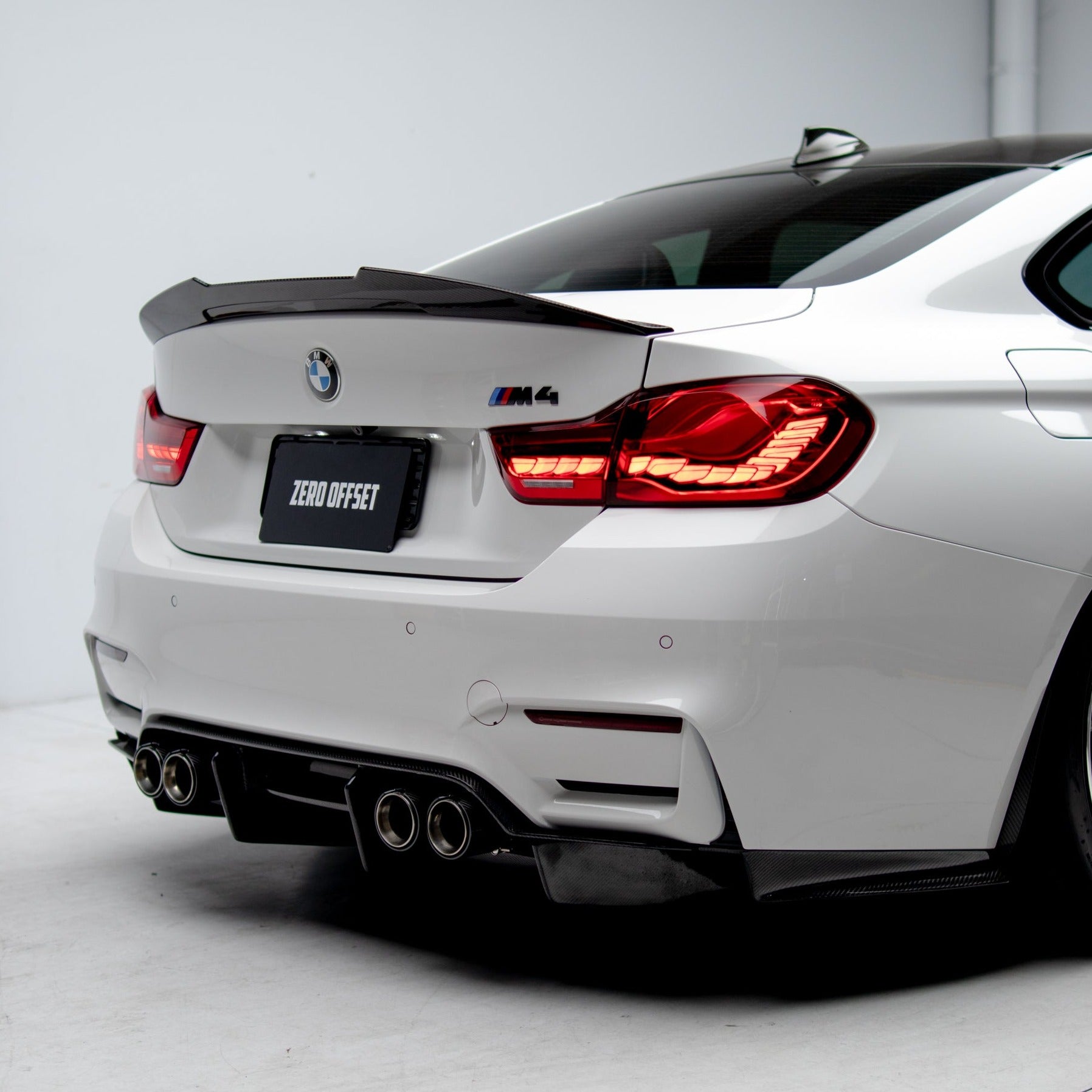 PSM Spoiler Pre Pregged Dry Carbon Fiber Style for BMW M4 F82 2014-2020