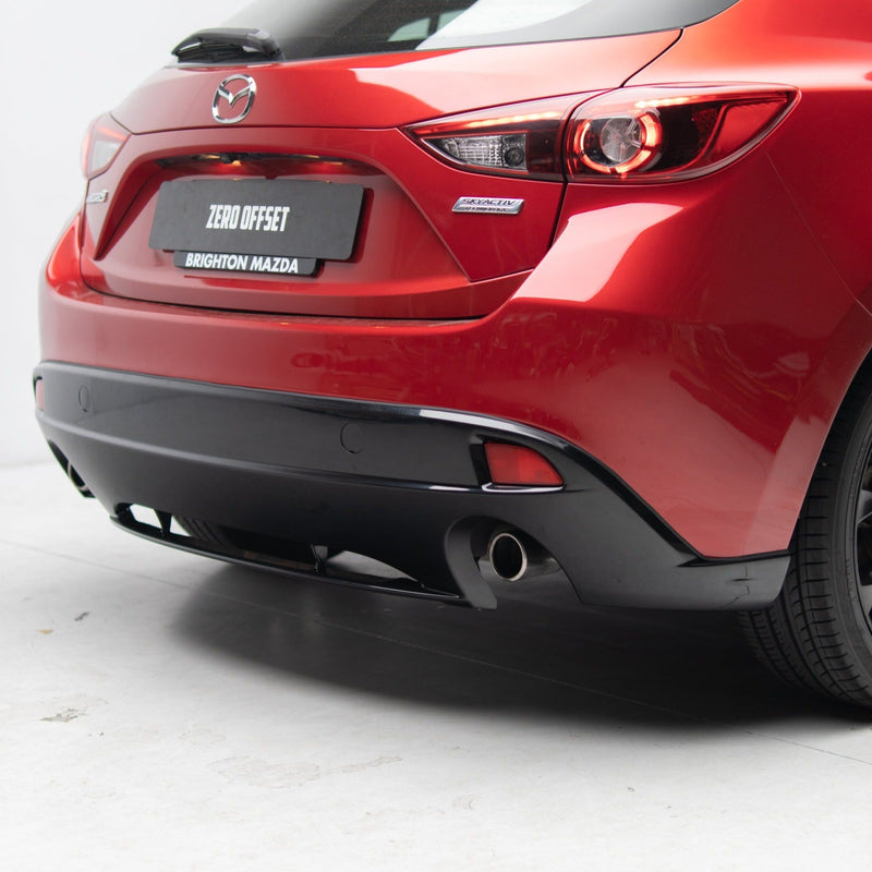 Kuroi Style Rear Diffuser for Mazda 3 BM Hatch 2013-2016