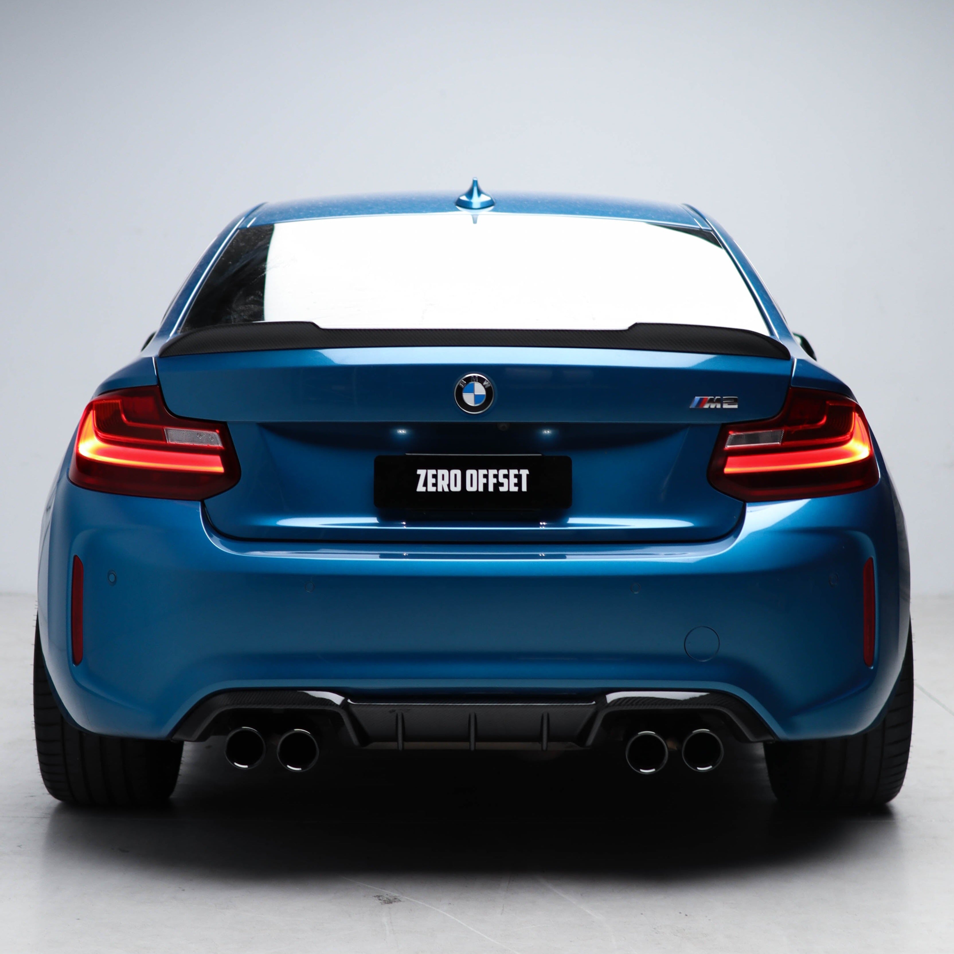 M Performance Style Carbon Fiber Rear Diffuser Pre-Pregged Dry Carbon Fiber for BMW M2 F87 2016-2021