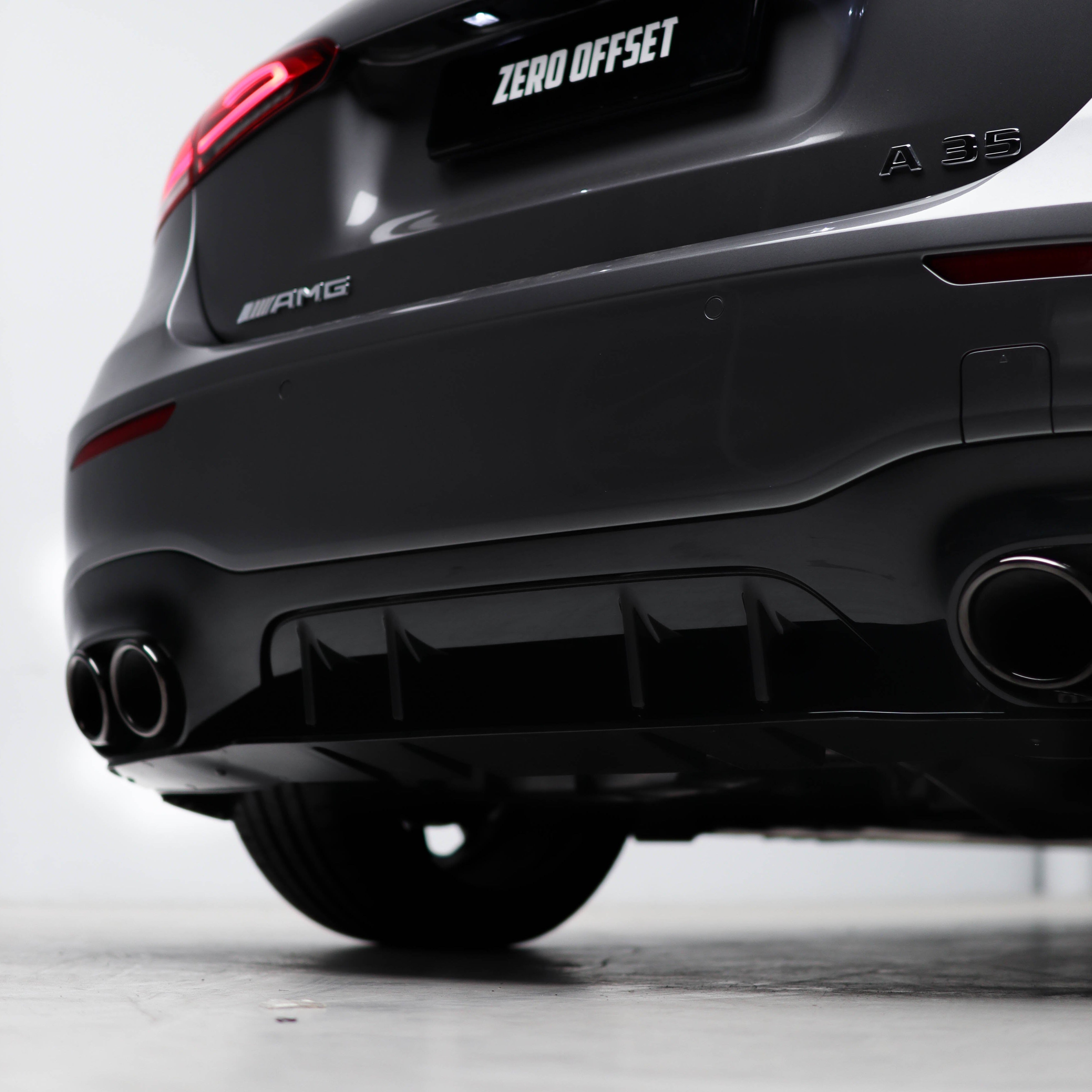 AMG Style Rear Diffuser & Exhaust Tips for Mercedes-Benz A Class W177 Hatchback 2019+