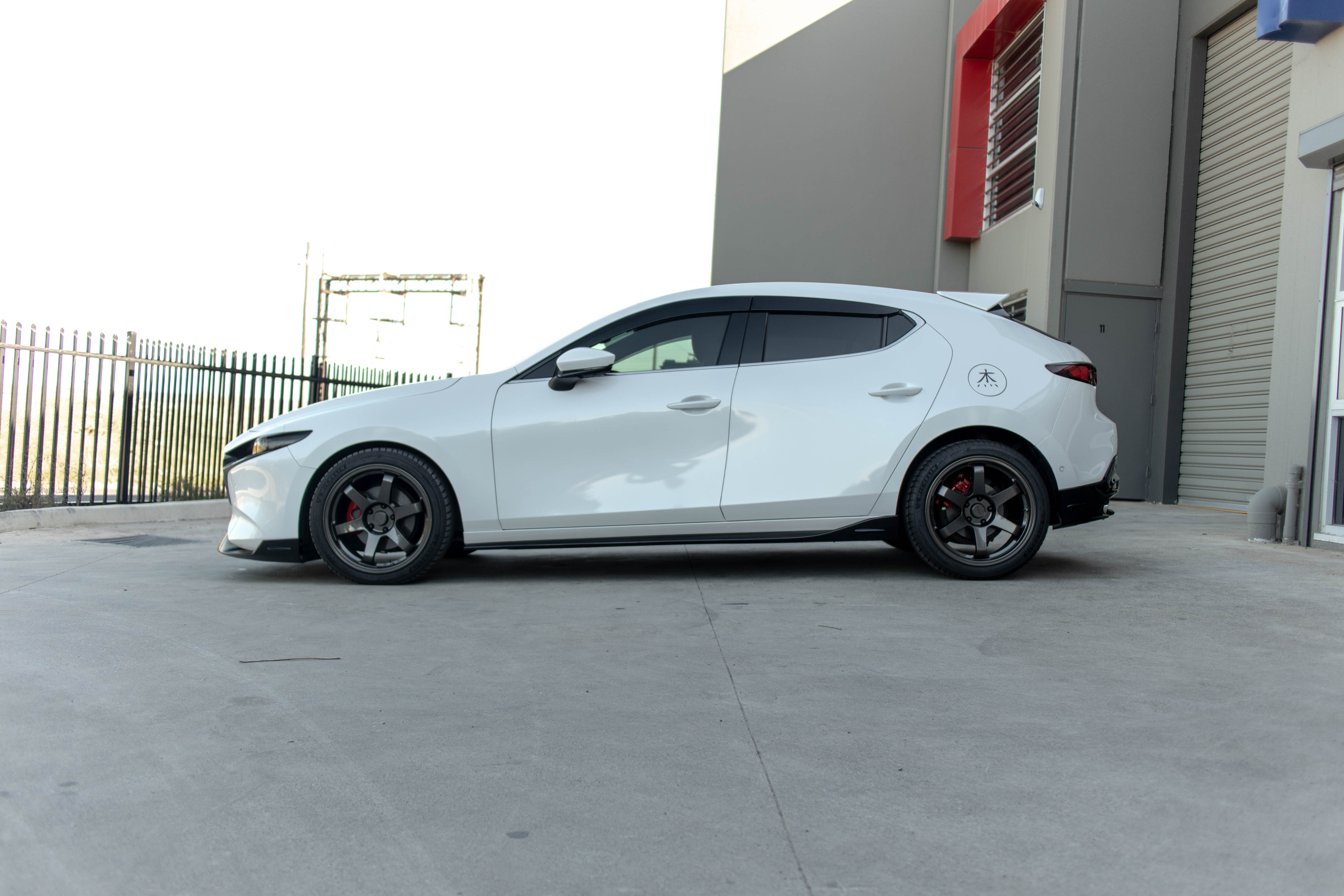 Kuroi Style Side Skirt for Mazda 3 BP Hatch/Sedan 2019+