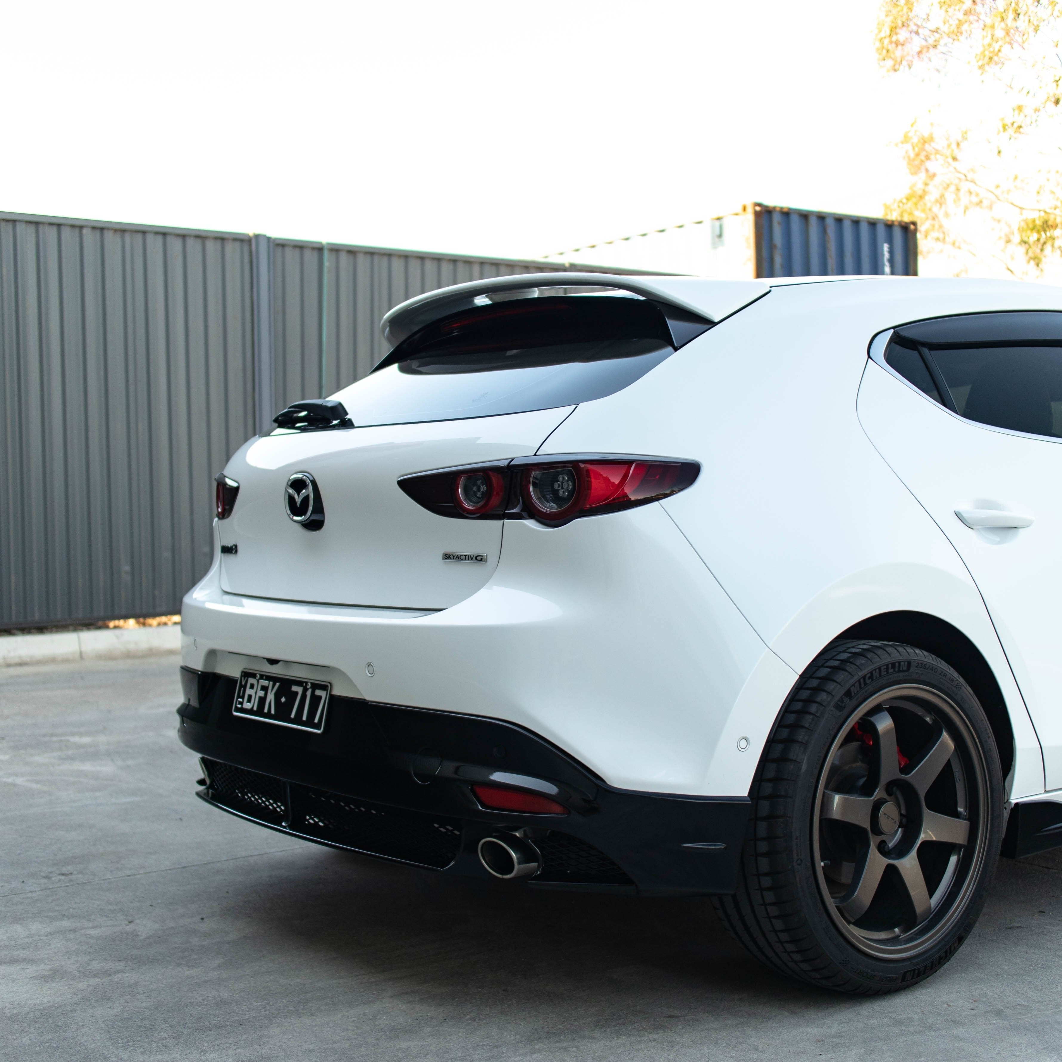 Kuroi Style Roof Spoiler for Mazda 3 BP Hatch 2019+