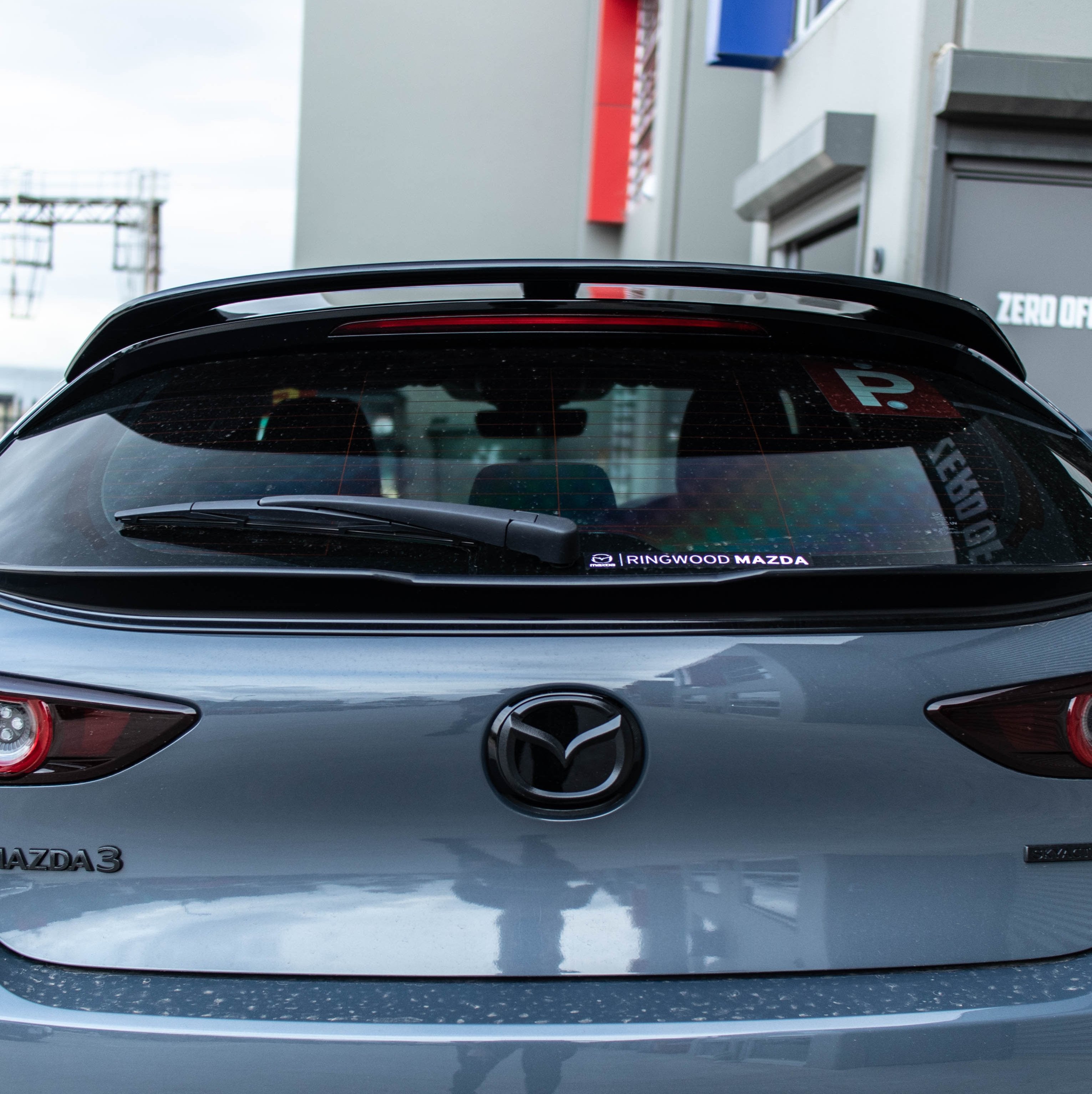 Kuroi Style Roof Spoiler for Mazda 3 BP Hatch 2019+