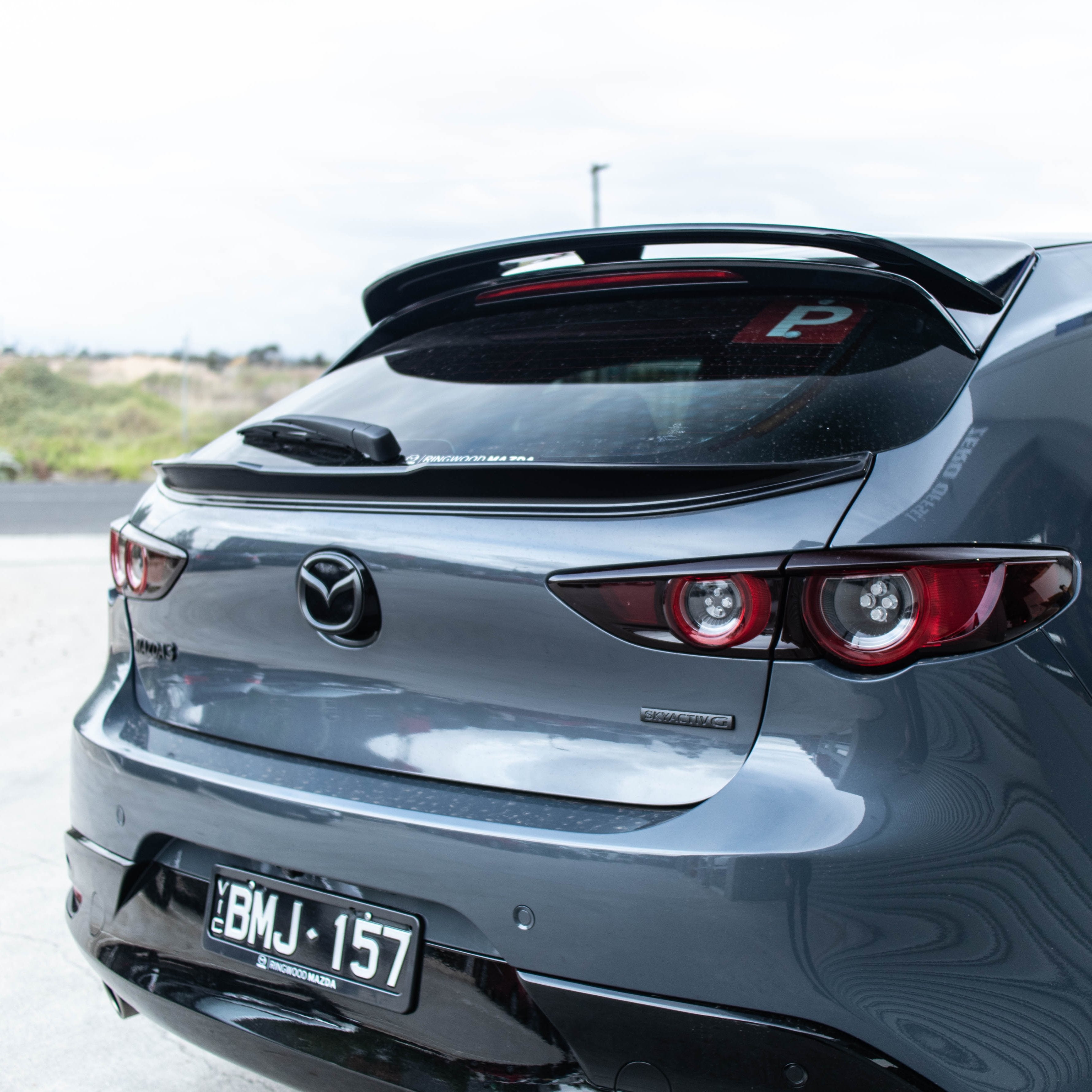 Kuroi Style Roof Spoiler for Mazda 3 BP Hatch 2019+