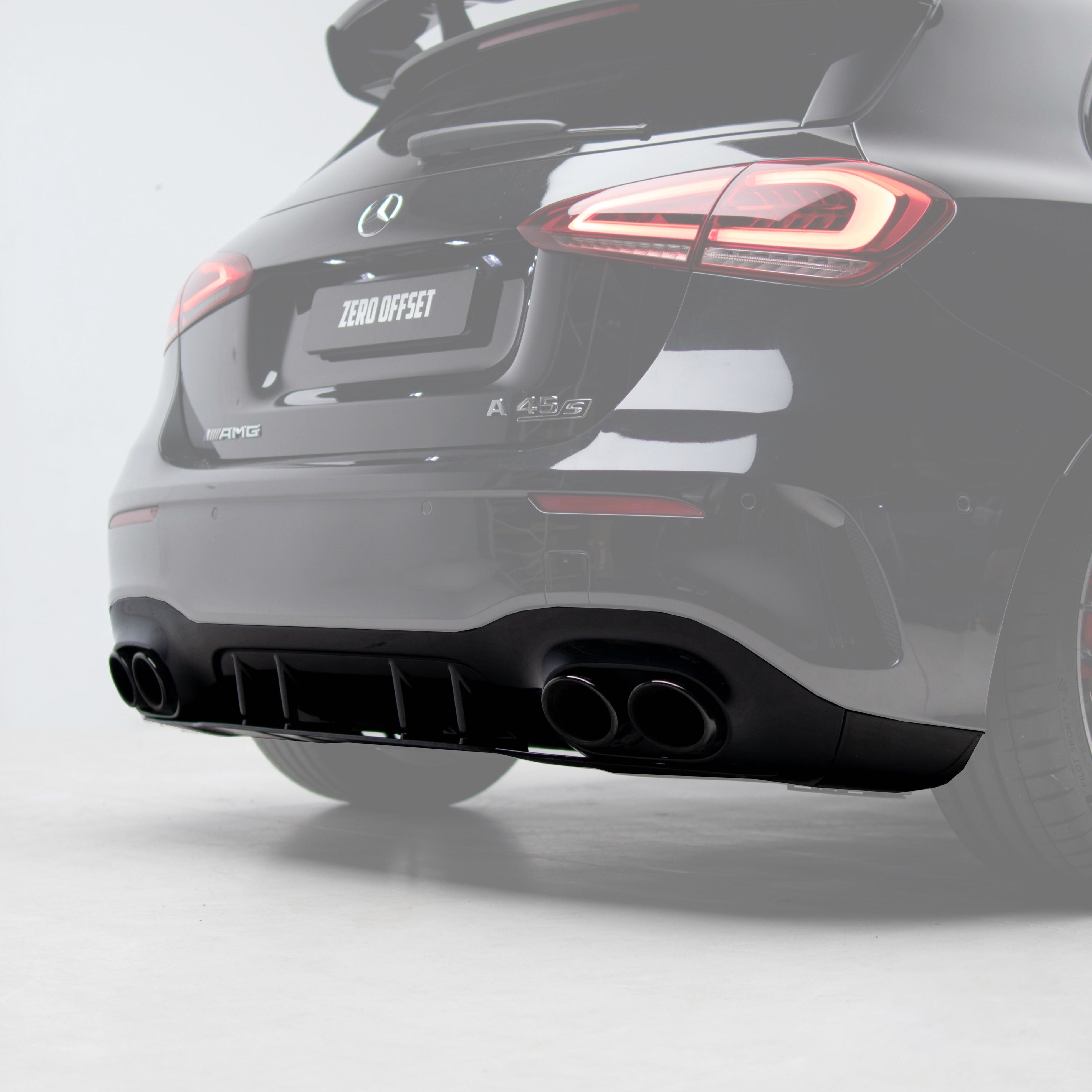 AMG Style Rear Diffuser & Exhaust Tips for Mercedes A Class W177 Hatchback 2019+