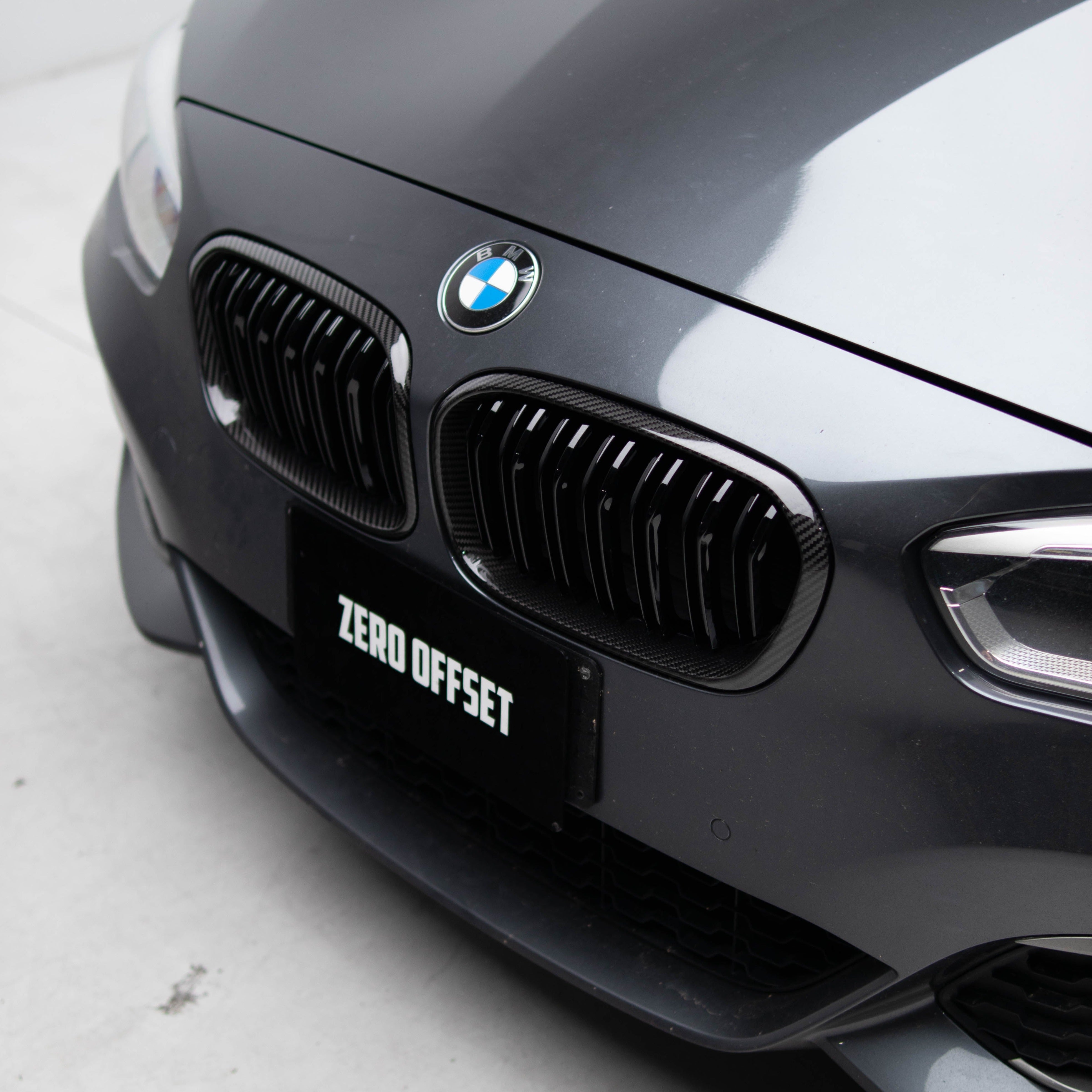 M Performance Style Pre Pregged Dry Carbon Fiber Grille (Dual Slat) for BMW 1 Series F20 2015-2019