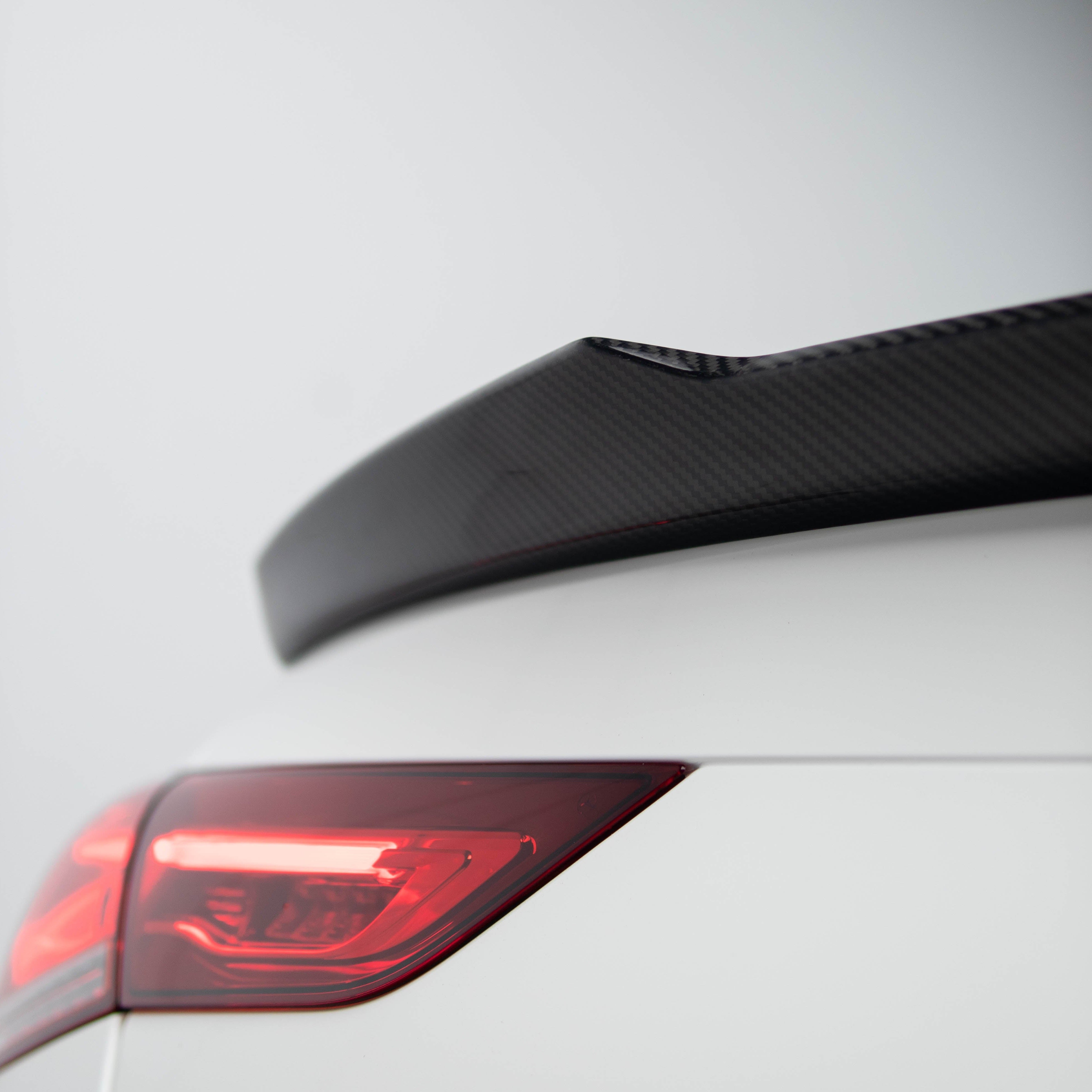 FD Style Pre Pregged Dry Carbon Fiber Spoiler for Mercedes-Benz CLA C118 Coupe 2020+