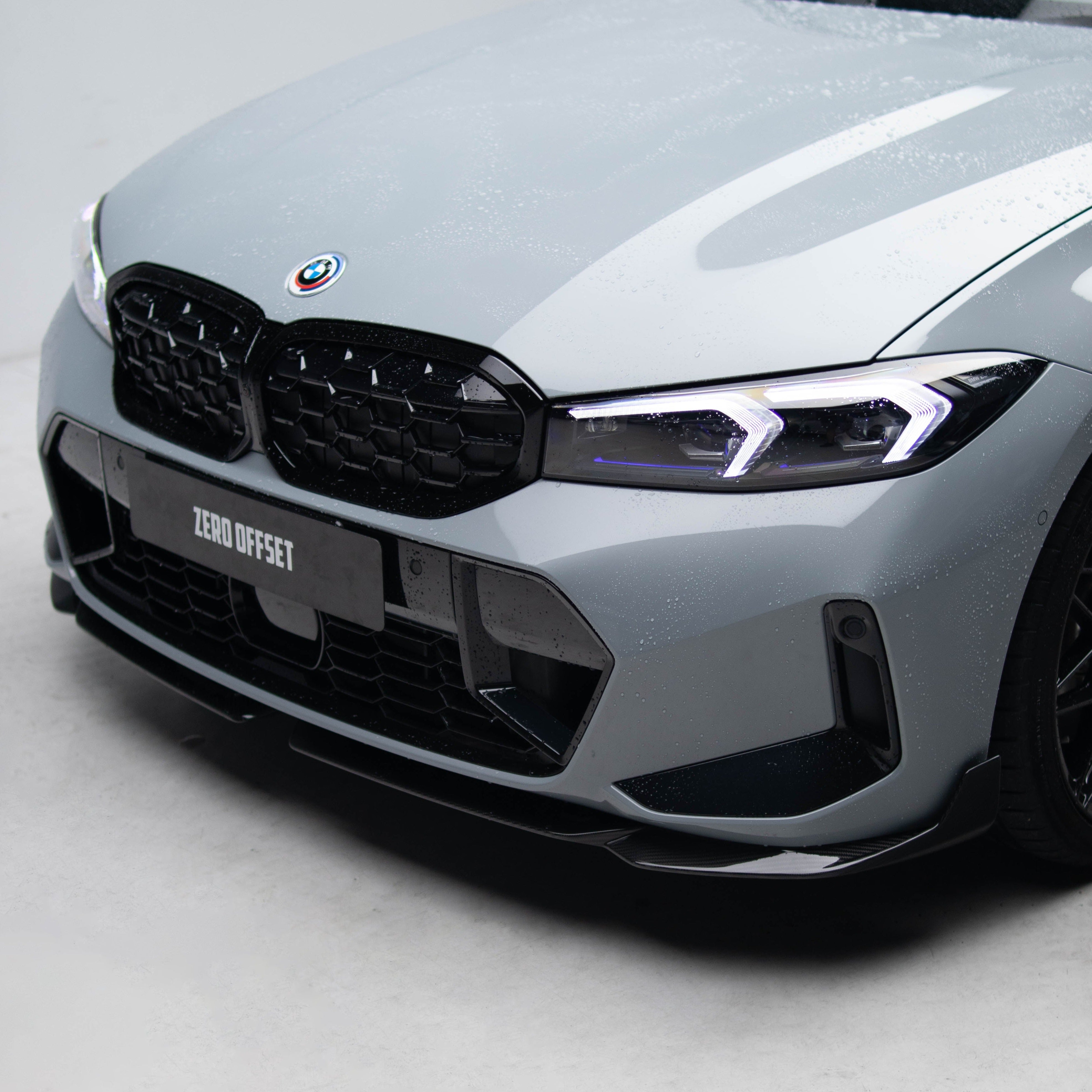 M Performance Style Pre Pregged Dry Carbon Fiber Front Lip for BMW 3 Series G20 LCI 2022+