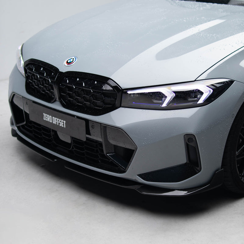 M Performance Style Pre Pregged Dry Carbon Fiber Front Lip for BMW 3 Series G20 LCI 22+