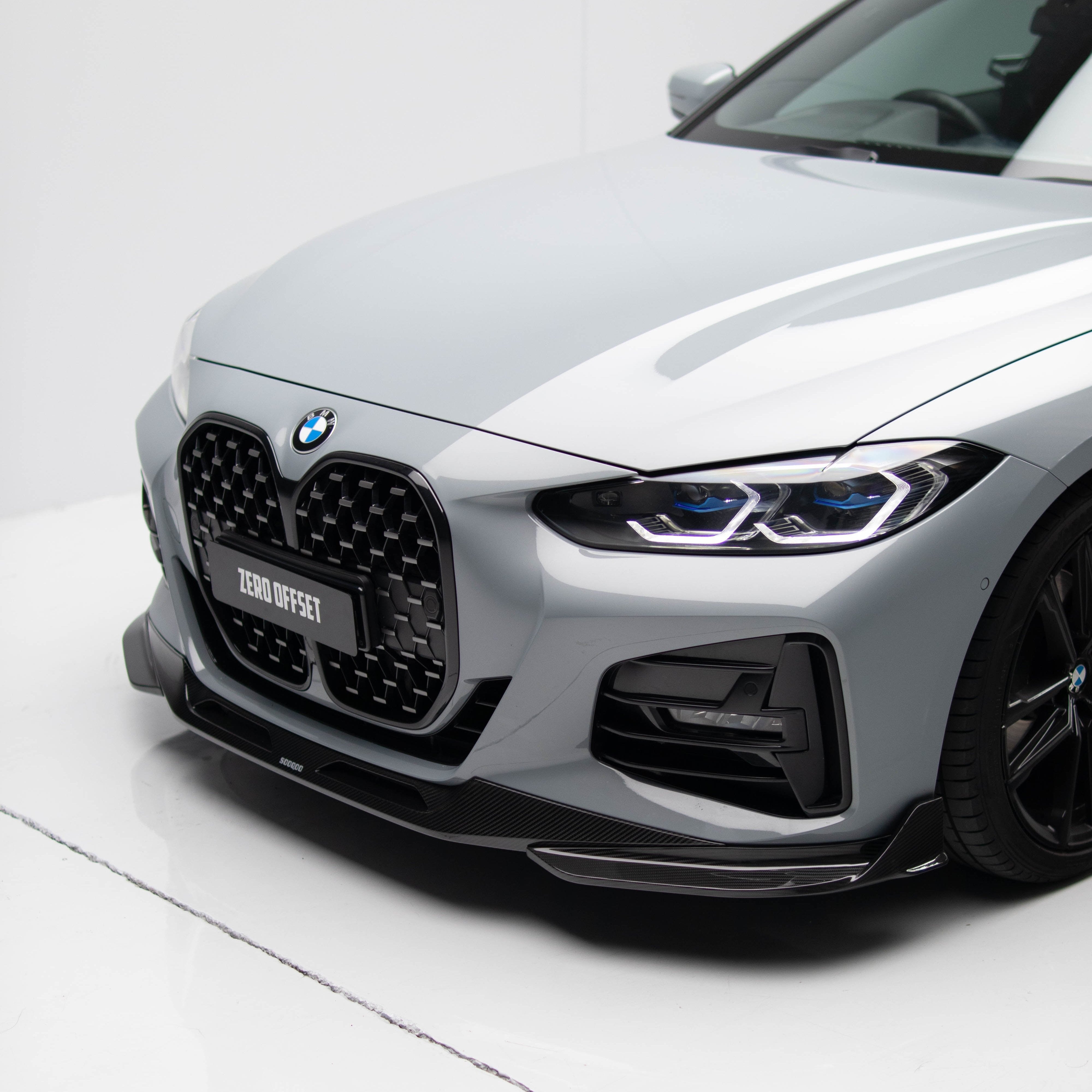 Sooqoo Pre Pregged Dry Carbon Fiber Front Lip for BMW 4 Series G22 G23 2020+