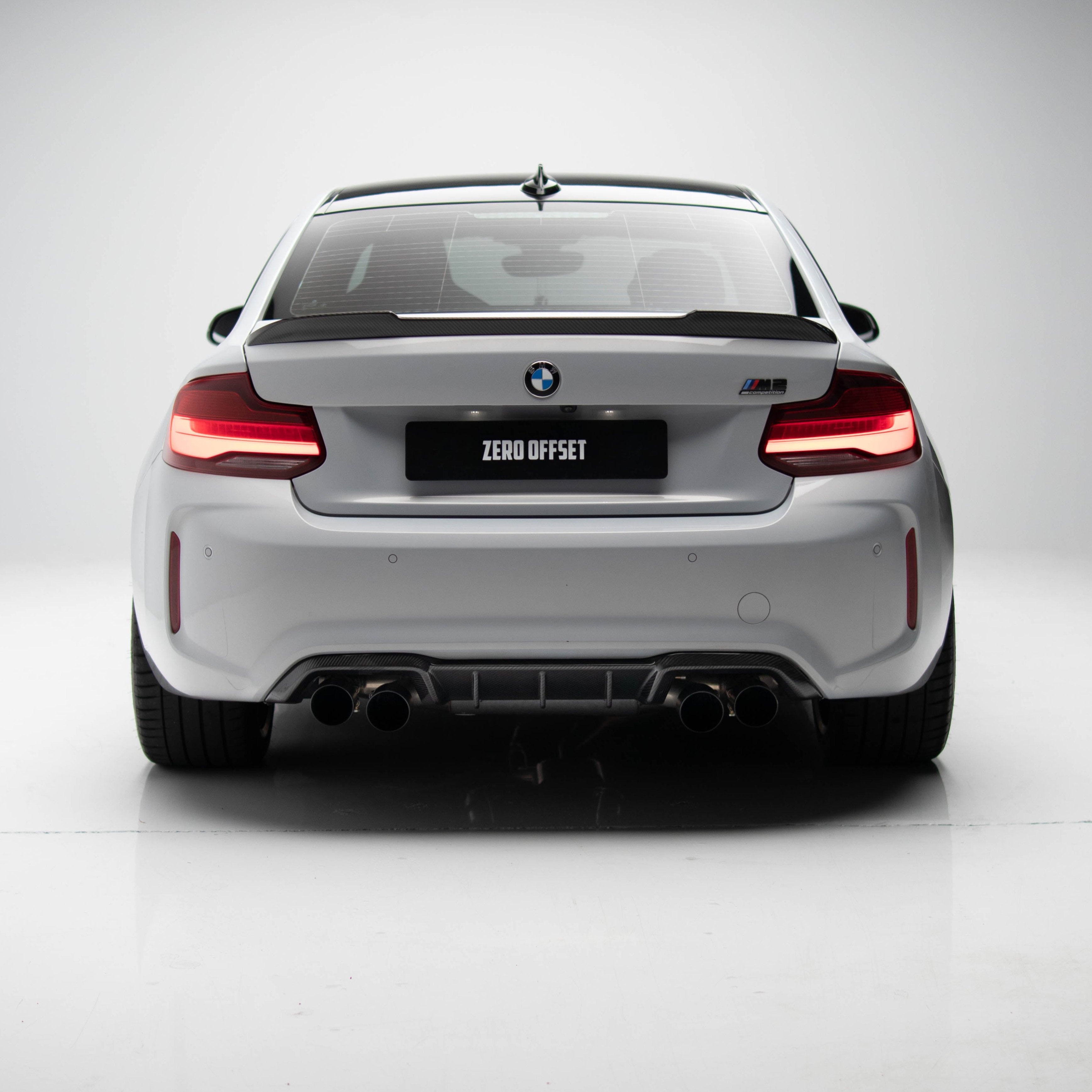 M Performance Style Carbon Fiber Rear Diffuser Pre-Pregged Dry Carbon Fiber for BMW M2 F87 2016-2021