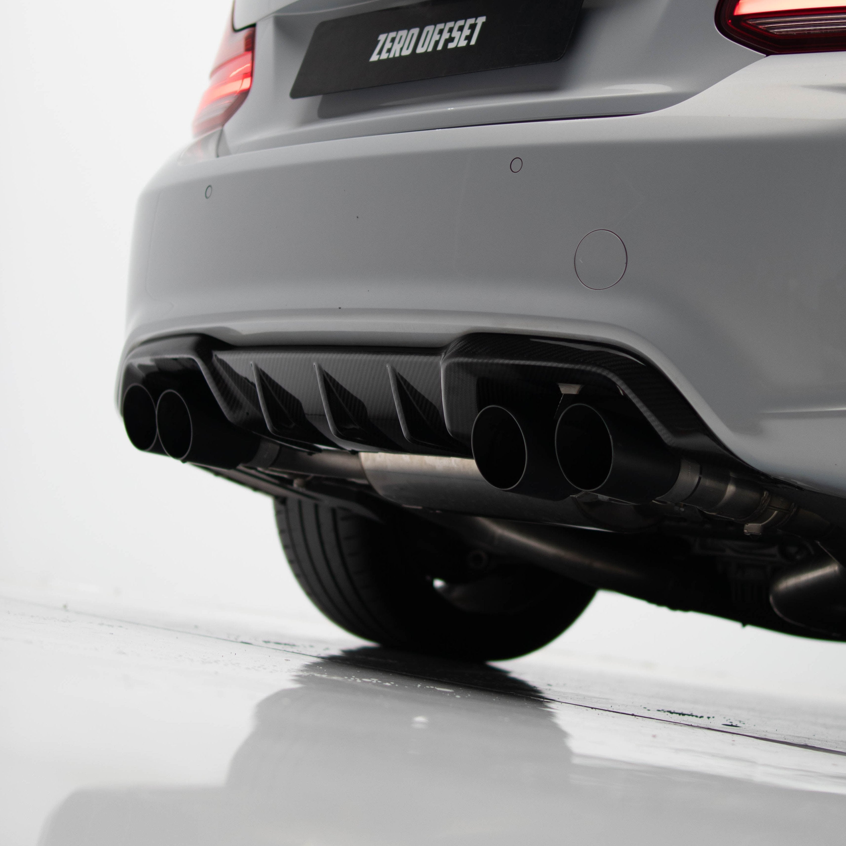 M Performance Style Carbon Fiber Rear Diffuser Pre-Pregged Dry Carbon Fiber for BMW M2 F87 2016-2021