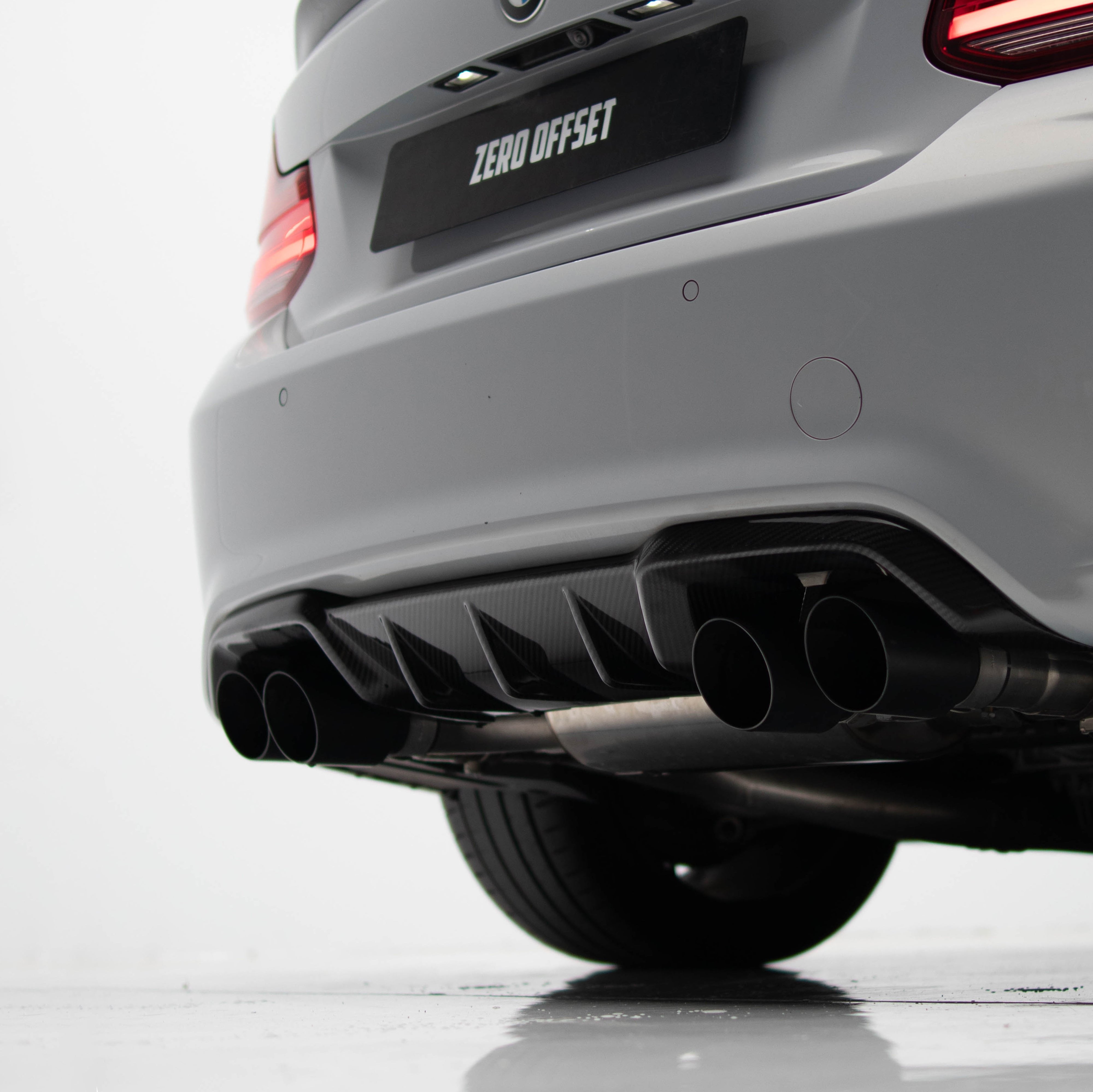 M Performance Style Carbon Fiber Rear Diffuser Pre-Pregged Dry Carbon Fiber for BMW M2 F87 2016-2021