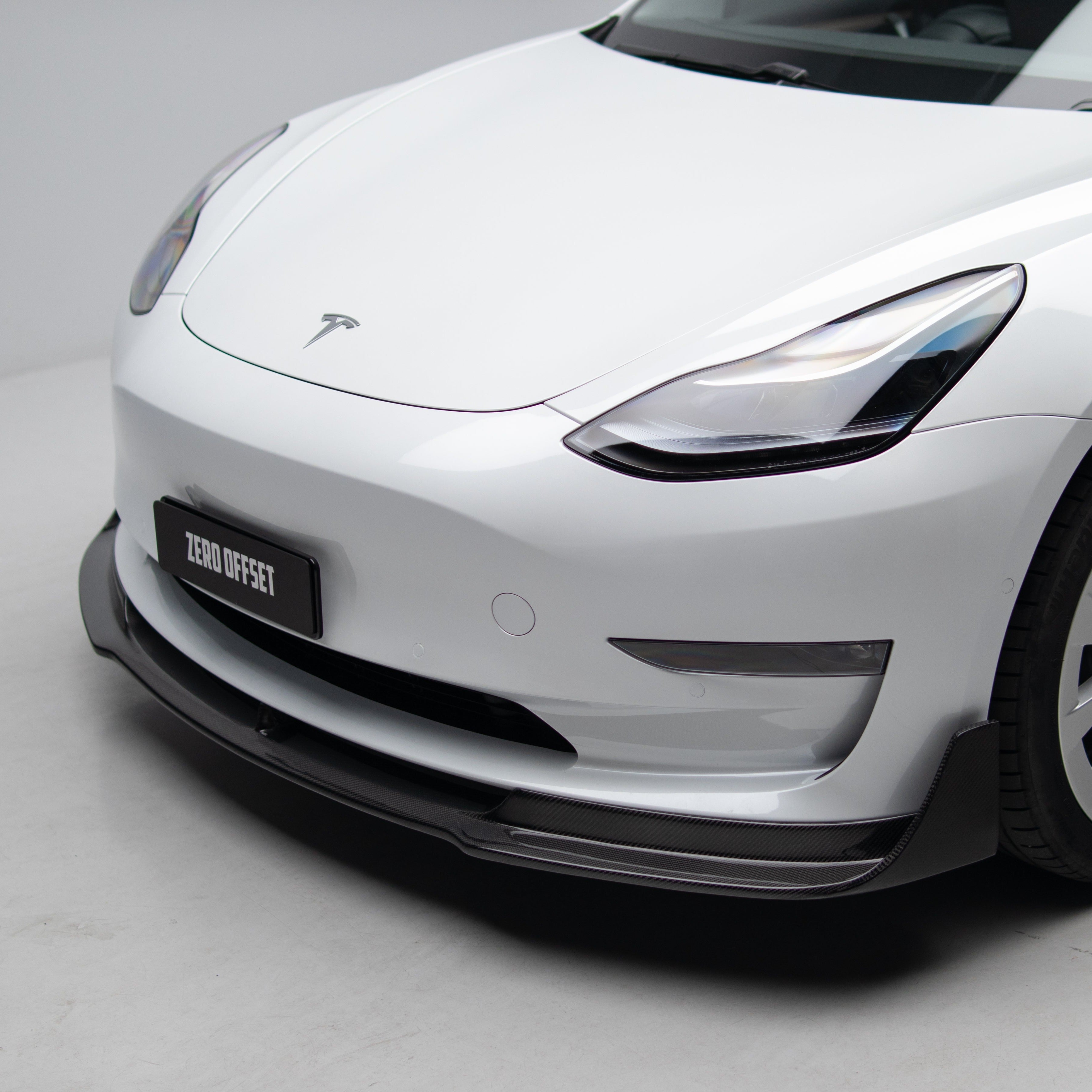 Vorsteiner Style Front Lip (Carbon Fibre) for Tesla Model 3 19-23