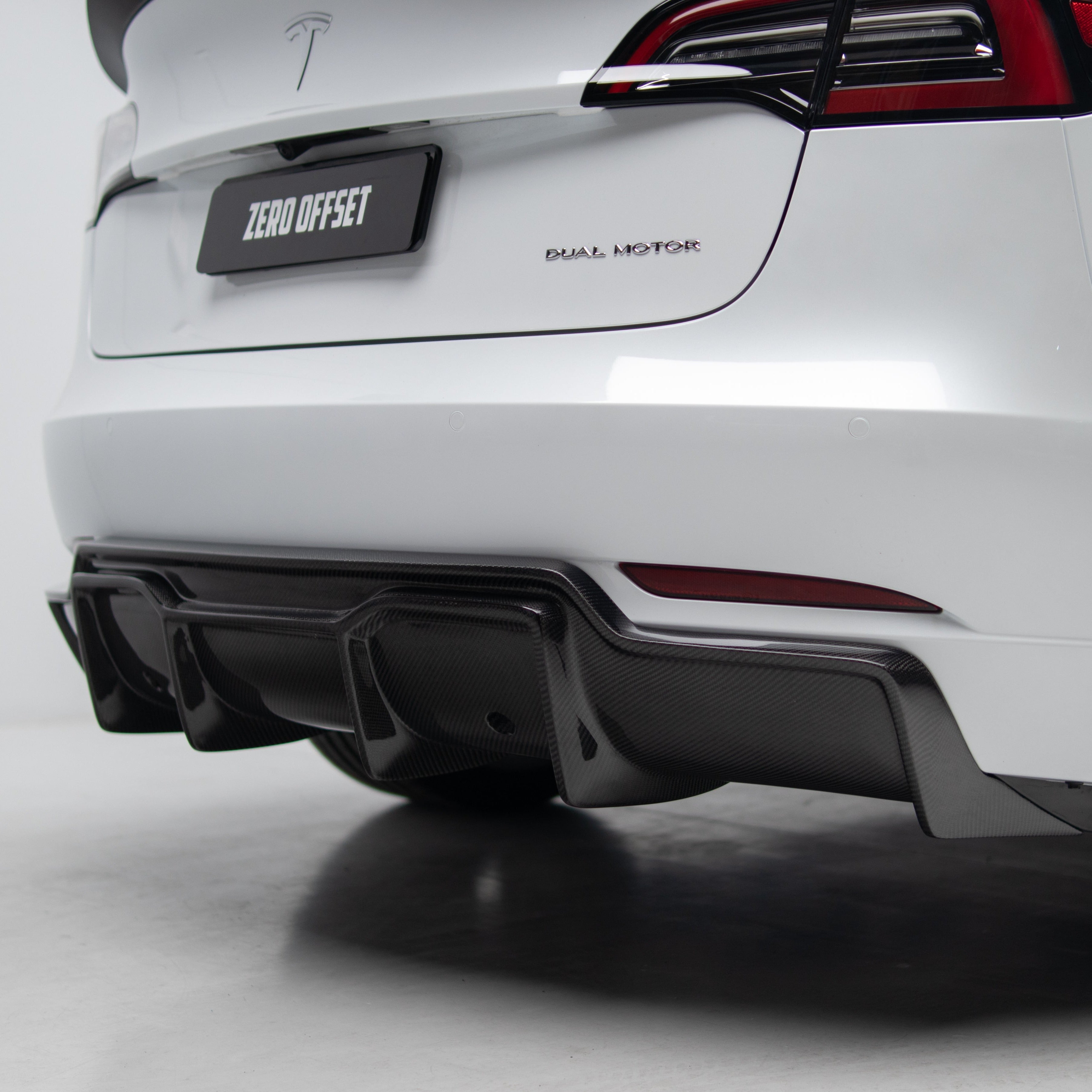 Vorsteiner Style Rear Diffuser (Carbon Fibre) for Tesla Model 3 19-23