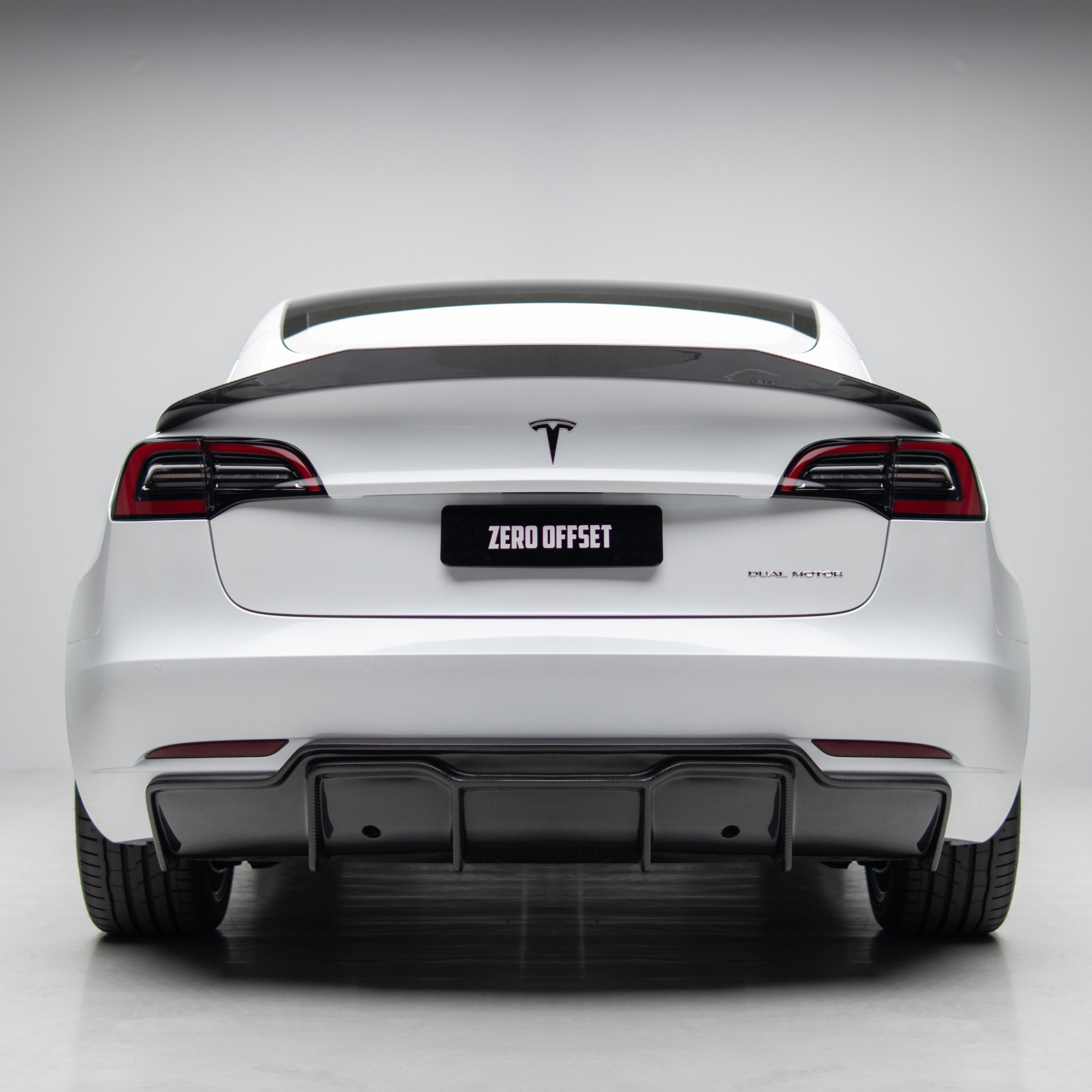 Vorsteiner Style Rear Diffuser (Carbon Fibre) for Tesla Model 3 19-23