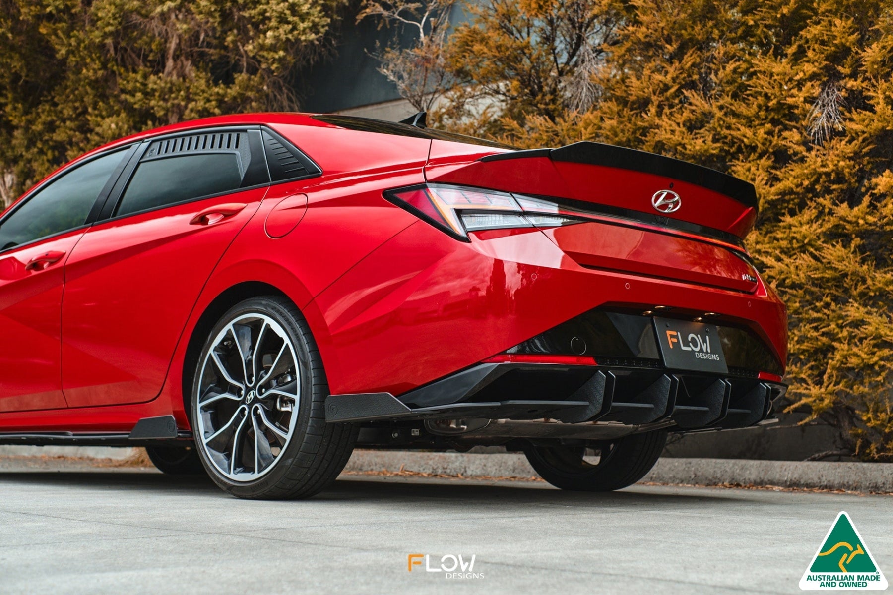 CN7 Elantra N Line Sedan 2020 Rear Spoiler Extension