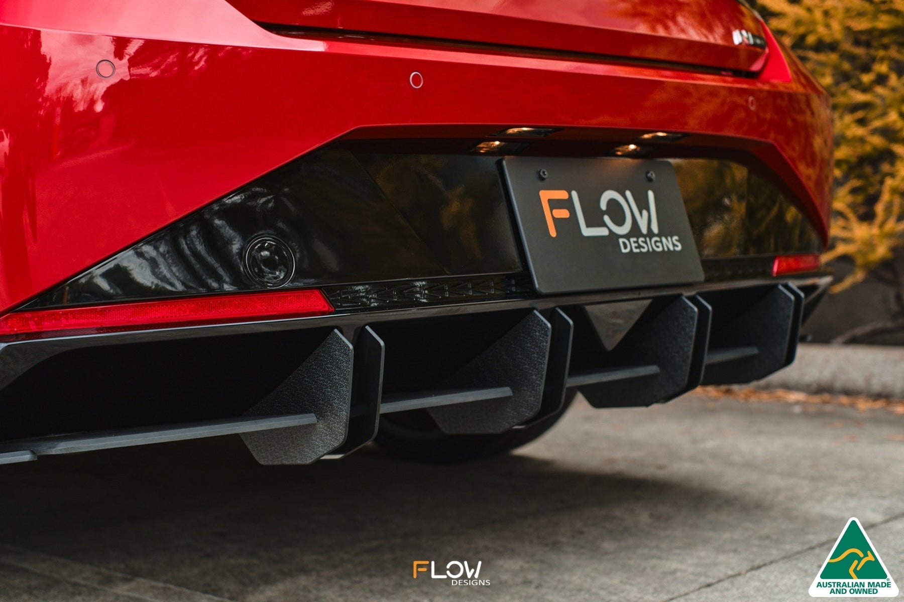 Hyundai CN7 i30 N Line Sedan 2020 - 2022 Flow-Lock Rear Diffuser (GLOSS BLACK)