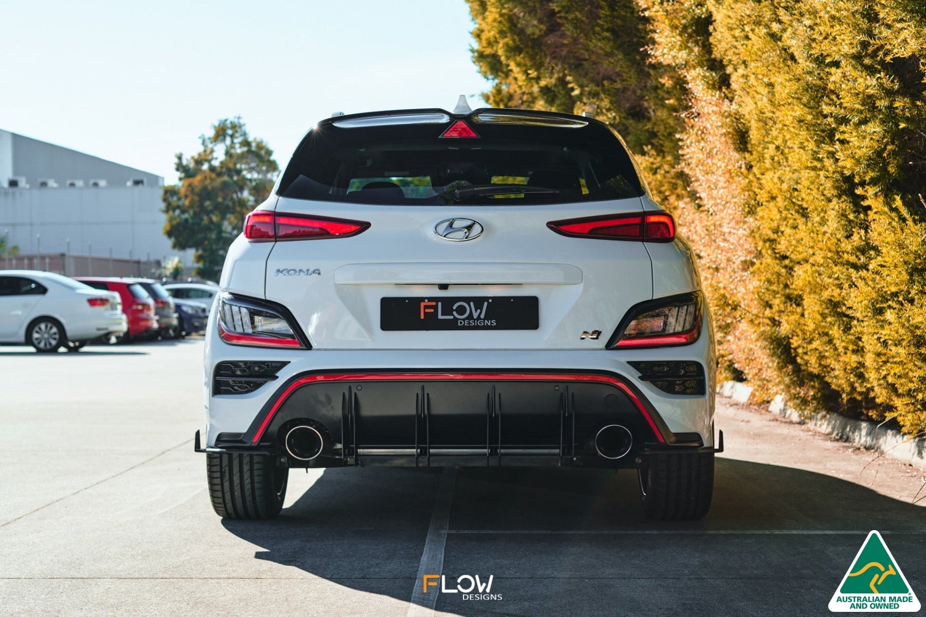 Hyundai Kona N Flow-Lock Rear Diffuser (GLOSS BLACK)