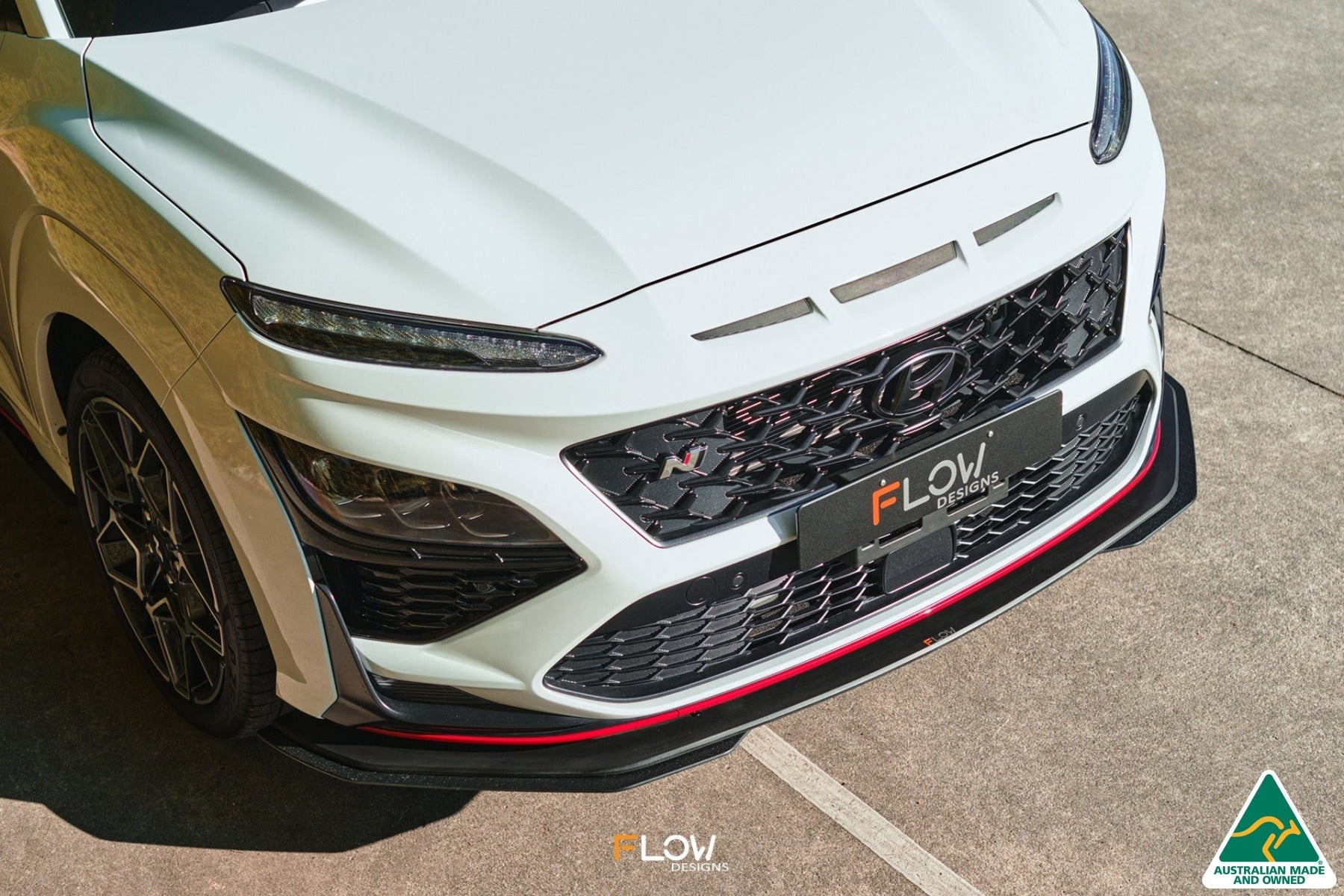 Hyundai Kona N Front Lip Splitter Extensions (Pair)