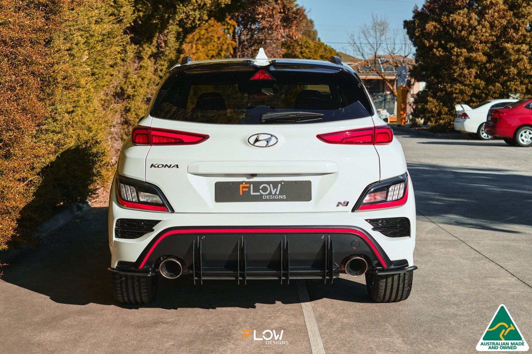 Hyundai Kona N Flow-Lock Rear Diffuser (GLOSS BLACK)