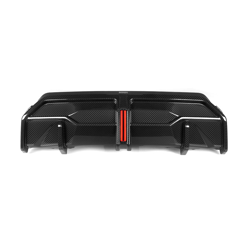 Sooqoo Style Pre Pregged Dry Carbon Fiber Rear Diffuser for BMW 2 Series G42 2022+