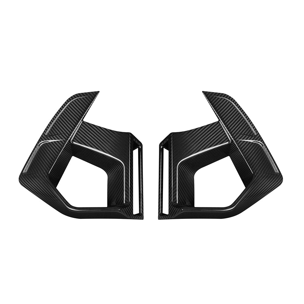 Sooqoo Style Pre Pregged Dry Carbon Fiber Front Ducts for BMW X3M F97 LCI 2022+