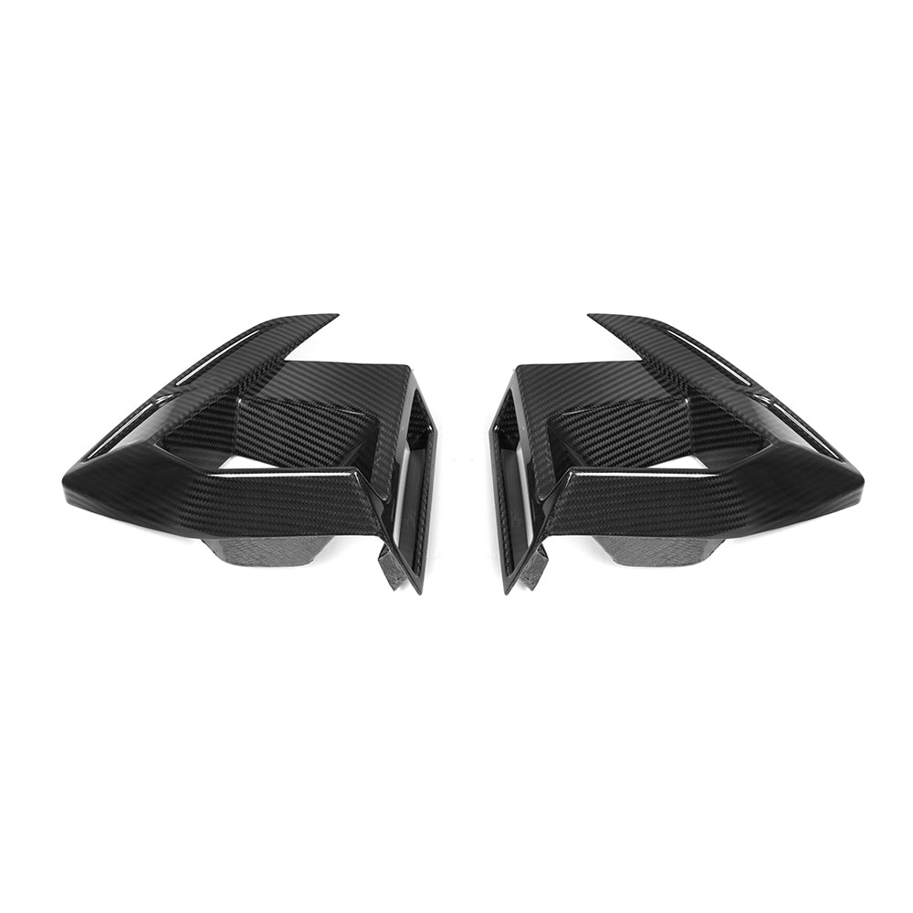 Sooqoo Style Pre Pregged Dry Carbon Fiber Front Ducts for BMW X3M F97 LCI 2022+