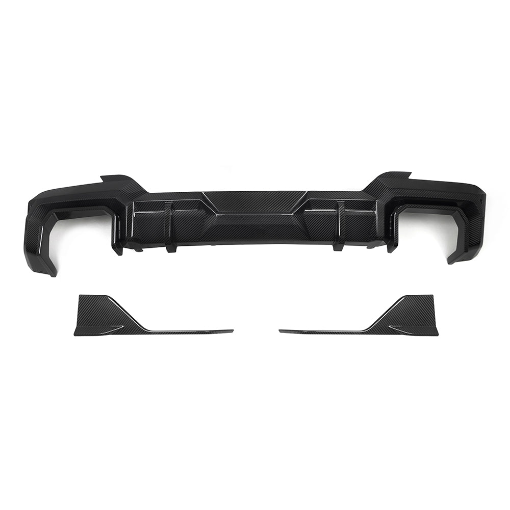 Sooqoo Style Pre Pregged Dry Carbon Rear Diffuser for BMW X3 G01 LCI 2022+