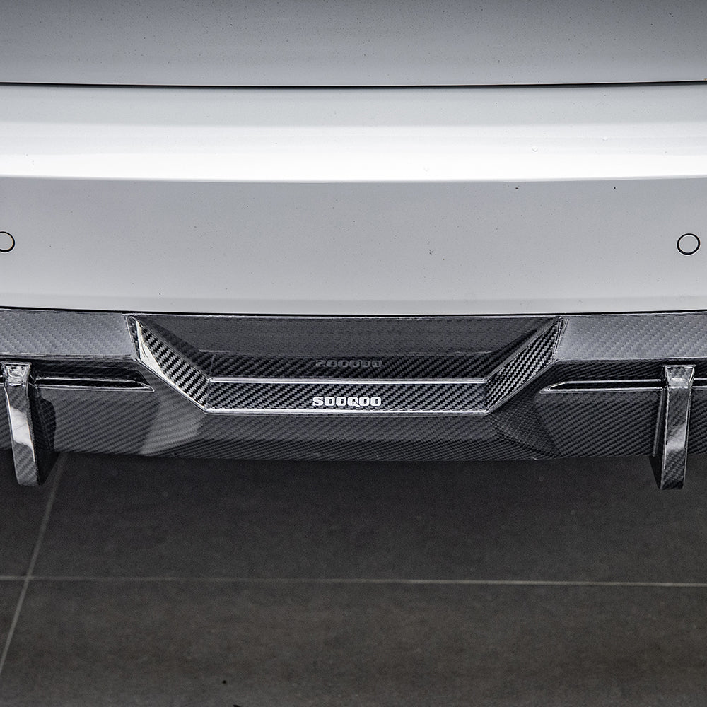 Sooqoo Style Pre Pregged Dry Carbon Rear Diffuser for BMW X3 G01 LCI 2022+