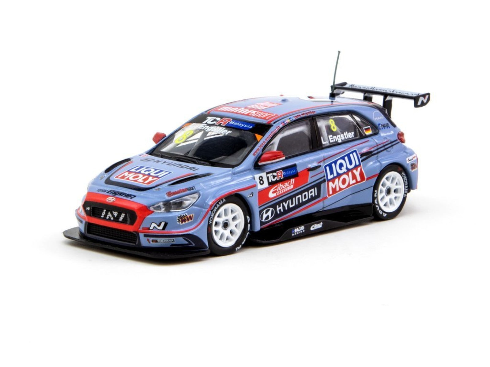 Tarmac Works 1/64 Hyundai i30N TCR Malaysia 2019 Champion