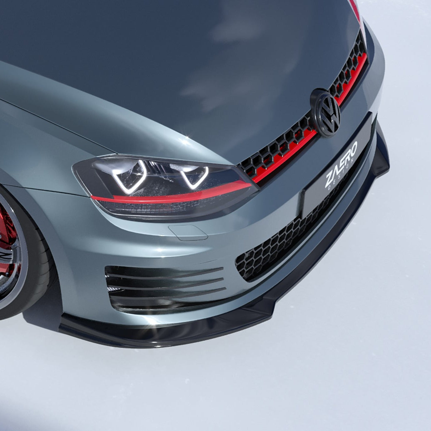 EVO-1 Front Lip/Splitter for Volkswagen Golf GTI MK7 2013-2017