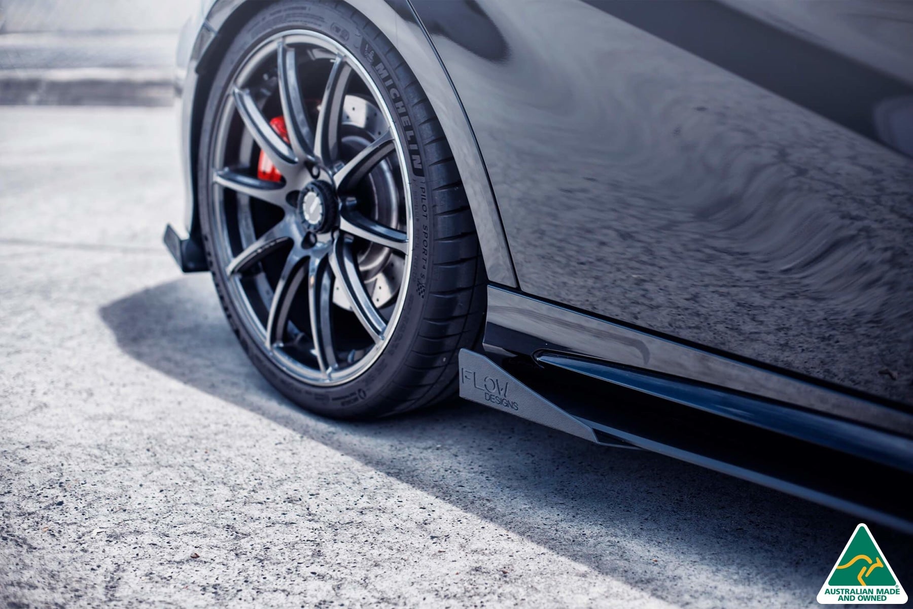 Mercedes-Benz A-Class A45 AMG Side Skirt Splitter Winglets