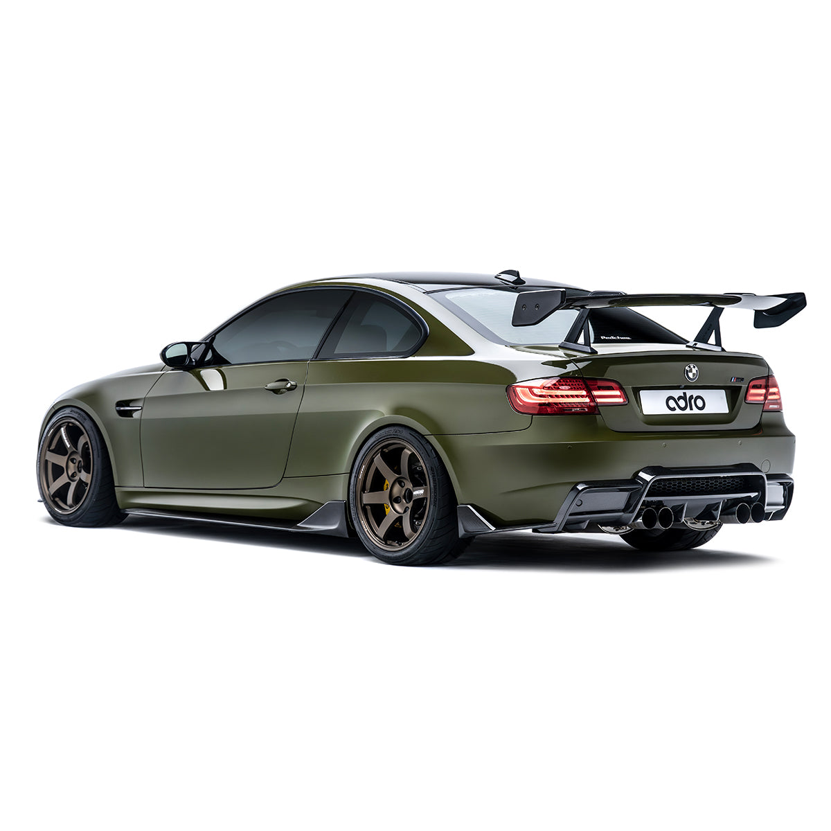 BMW M3 E92 / 3 Series E92 AT-R1 Carbon Fiber Swan Neck Wing 2008-2013