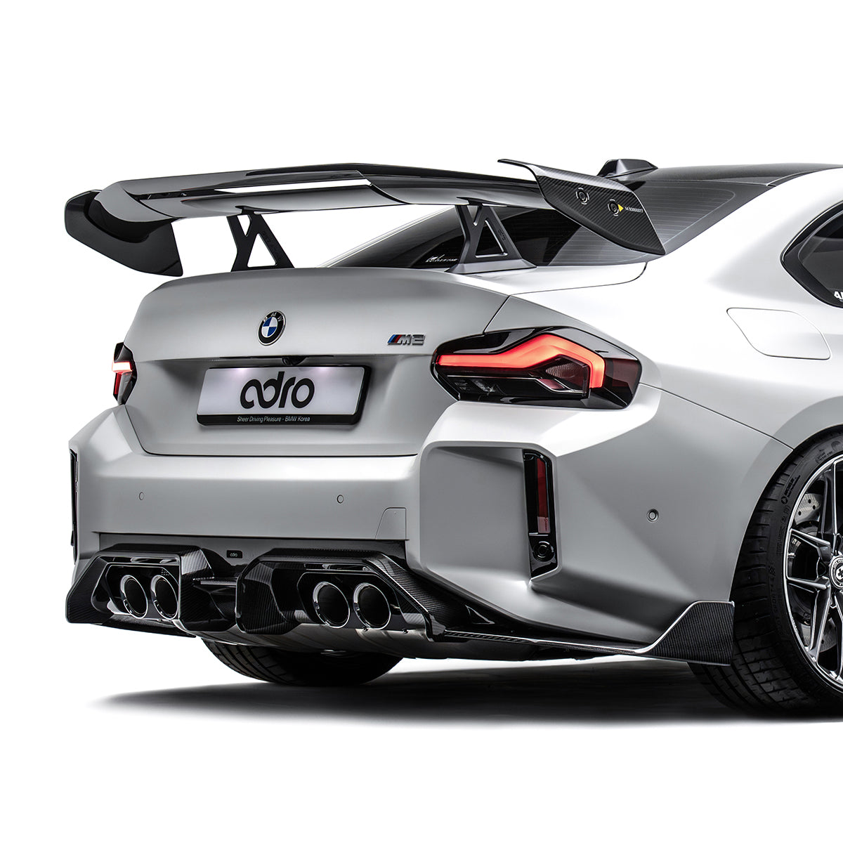 BMW G87 M2 AT-R3 Dry Carbon Fiber Swan Neck Wing 2020+