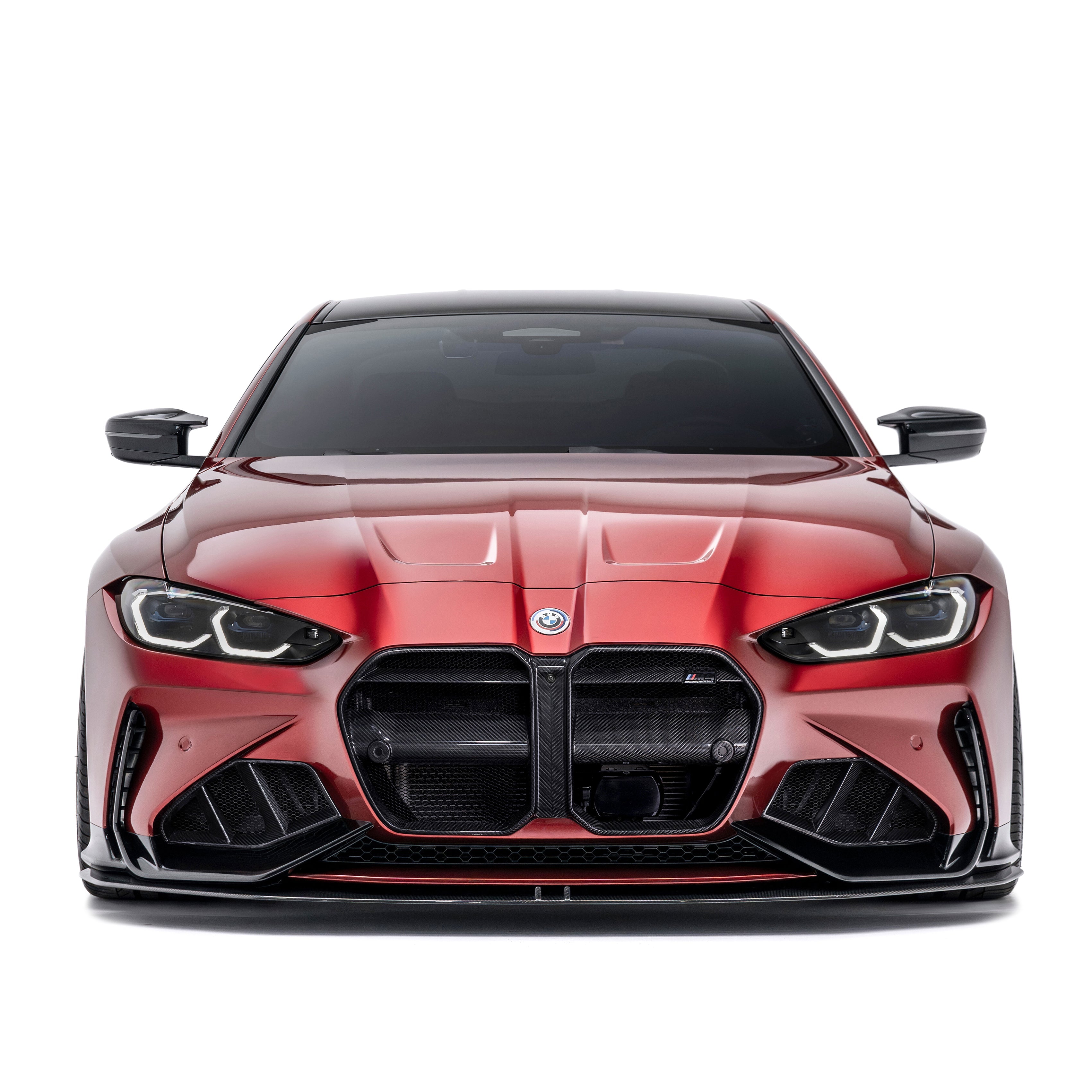 BMW G80 G81 M3/G82 G83 M4 Front Bumper Dry Carbon Fiber Grille & Duct Vents for ADRO Front Bumper 2020+